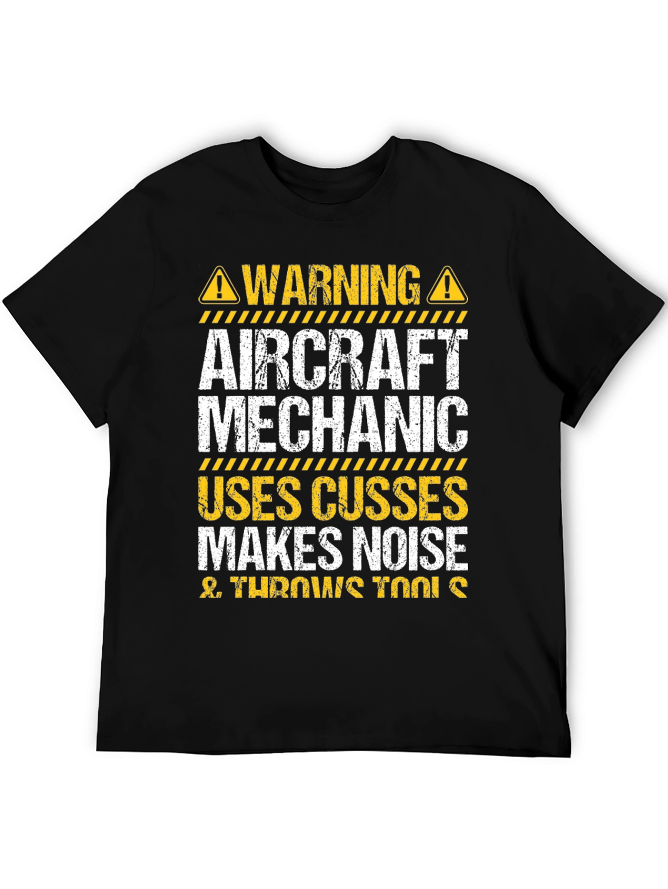 Aircraft Mechanic Warning Graphic Tee