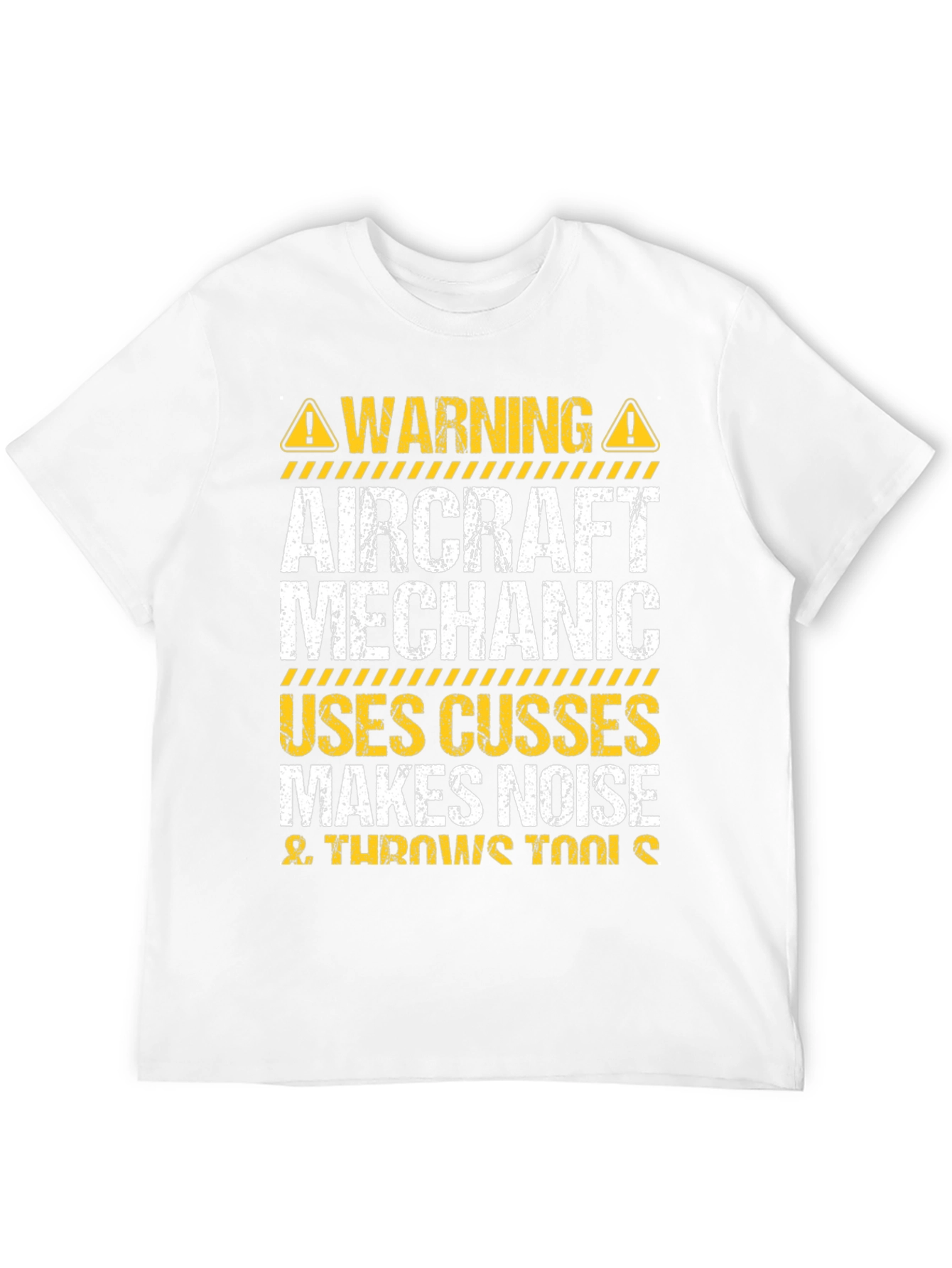 Aircraft Mechanic Warning Graphic Tee