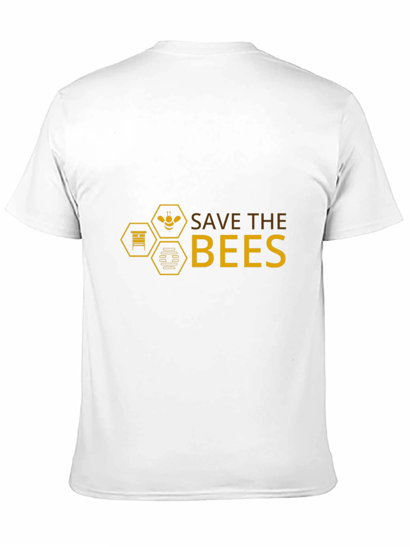 Save the Bees Graphic T-Shirt - Black Cotton Tee