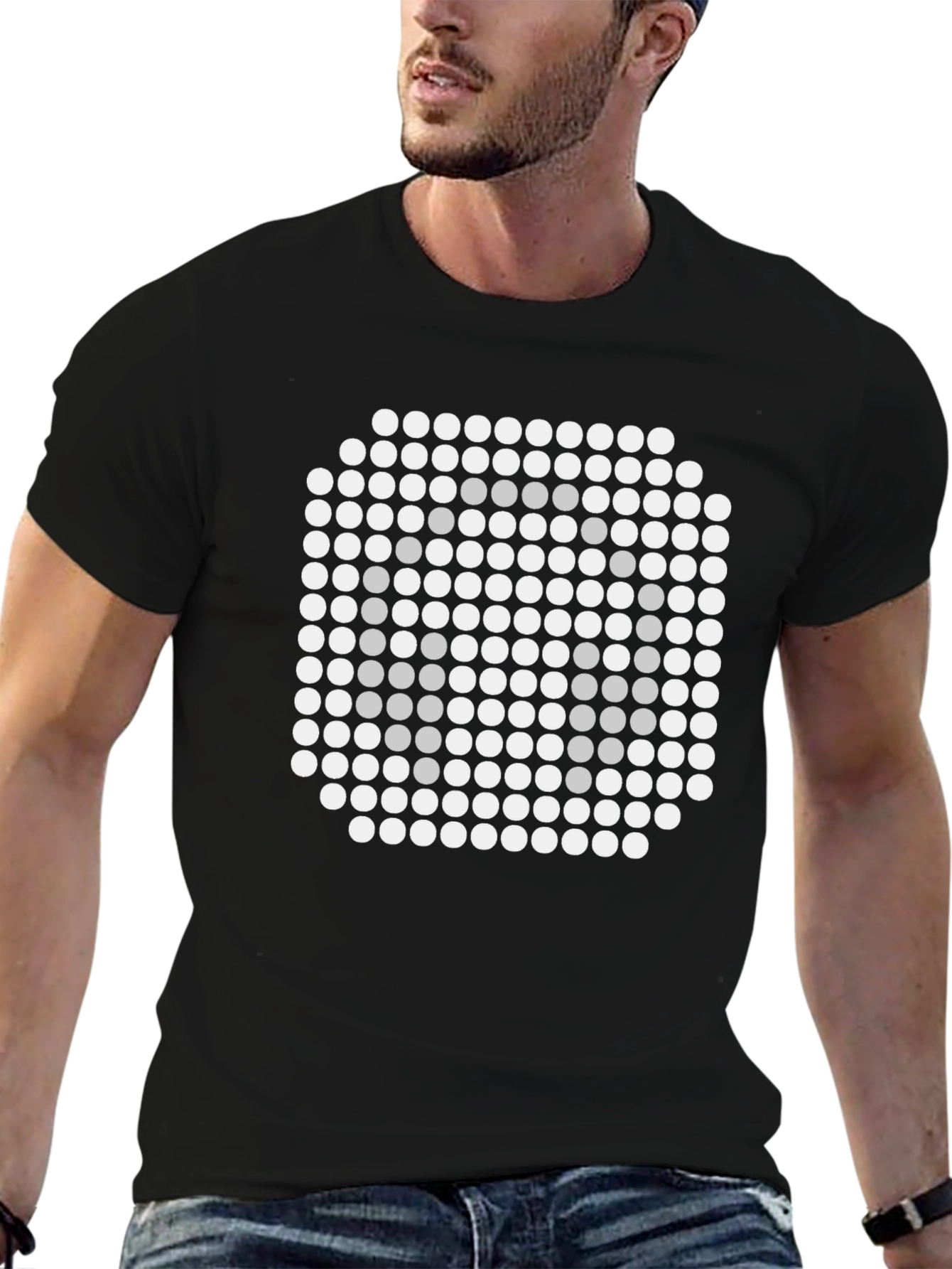 Retro 8-Bit Graphic Tee - Black