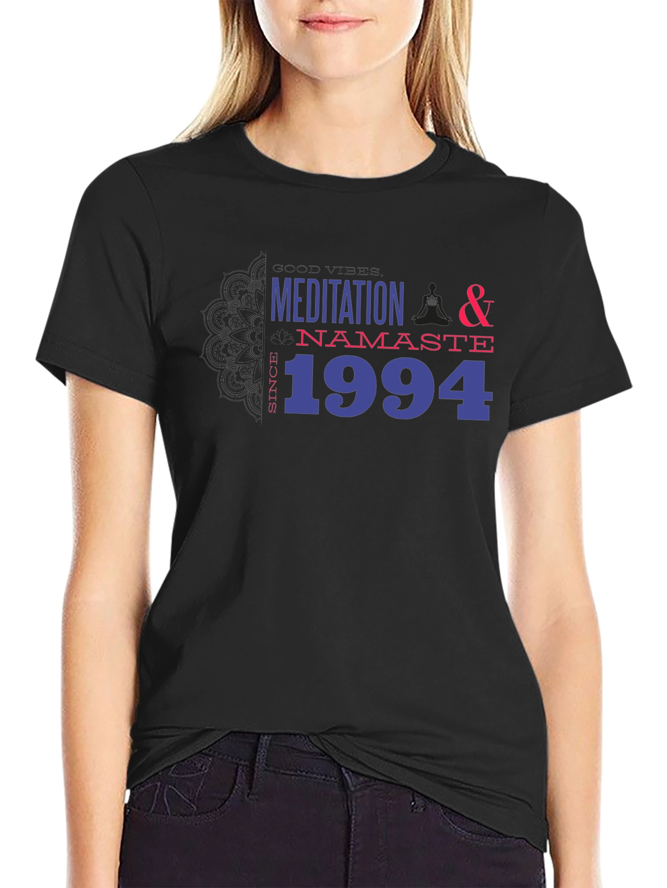 Meditation Namaste Since 1994 Graphic Tee