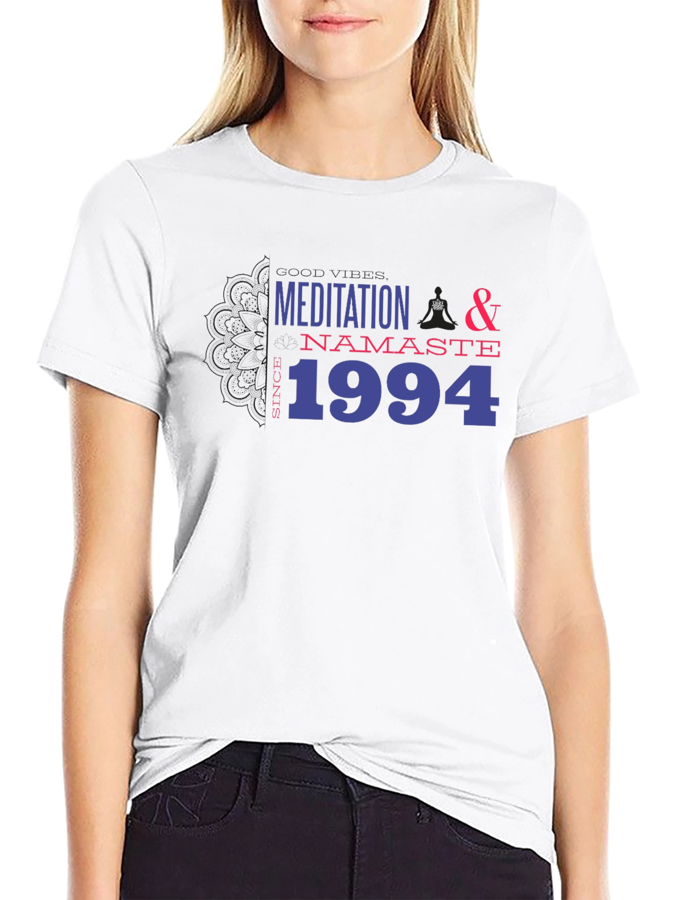Meditation Namaste Since 1994 Graphic Tee