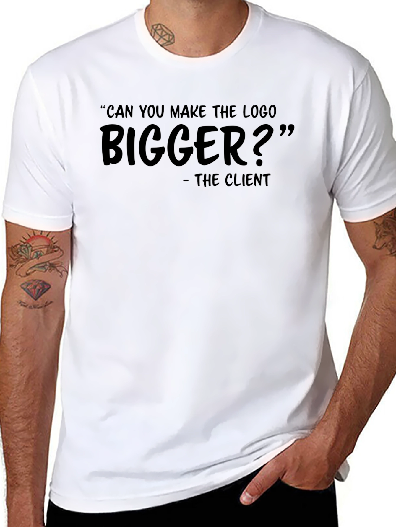 Can You Make The Logo Bigger? T-Shirt