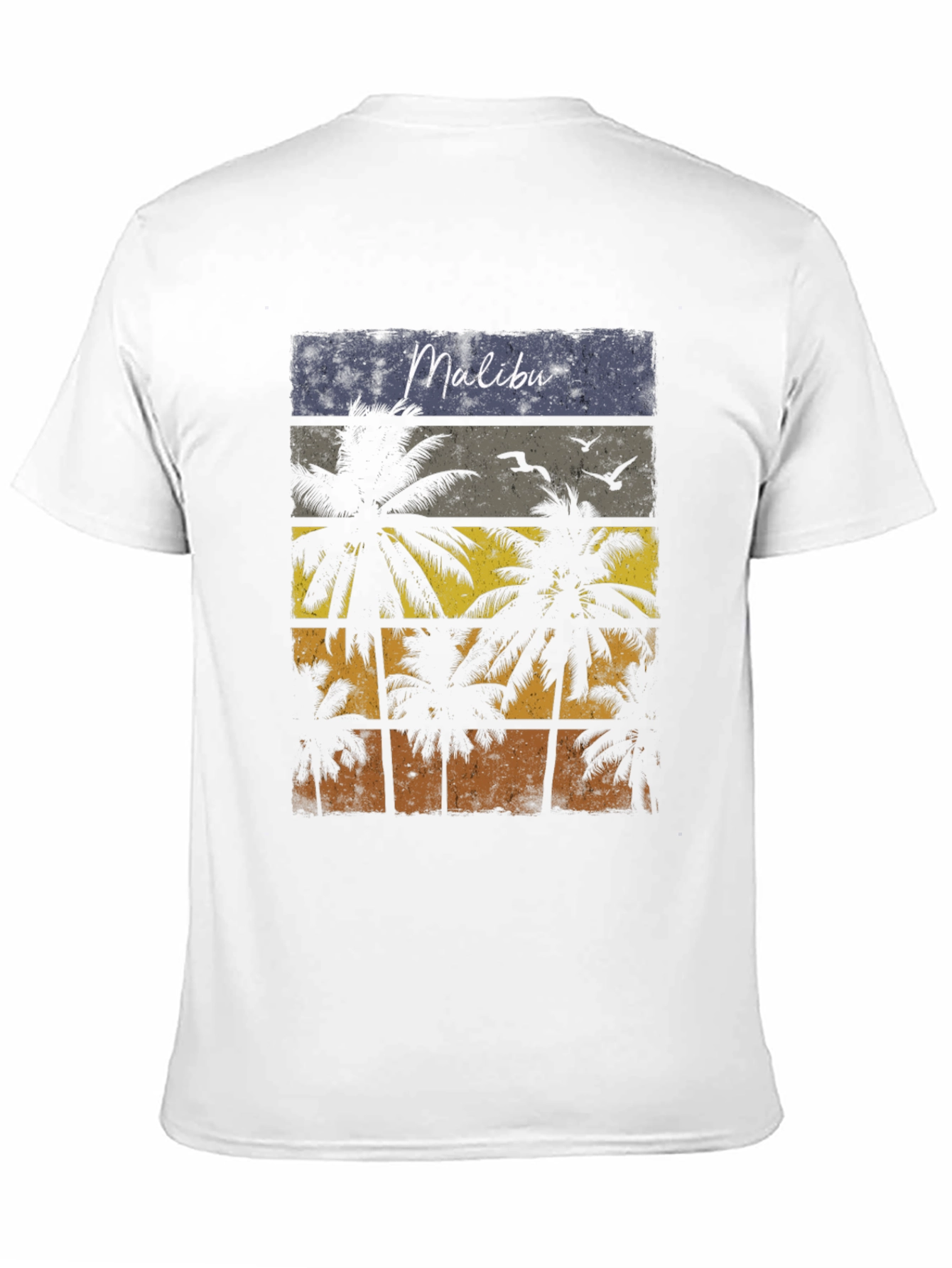 Malibu Palms Retro Graphic T-Shirt