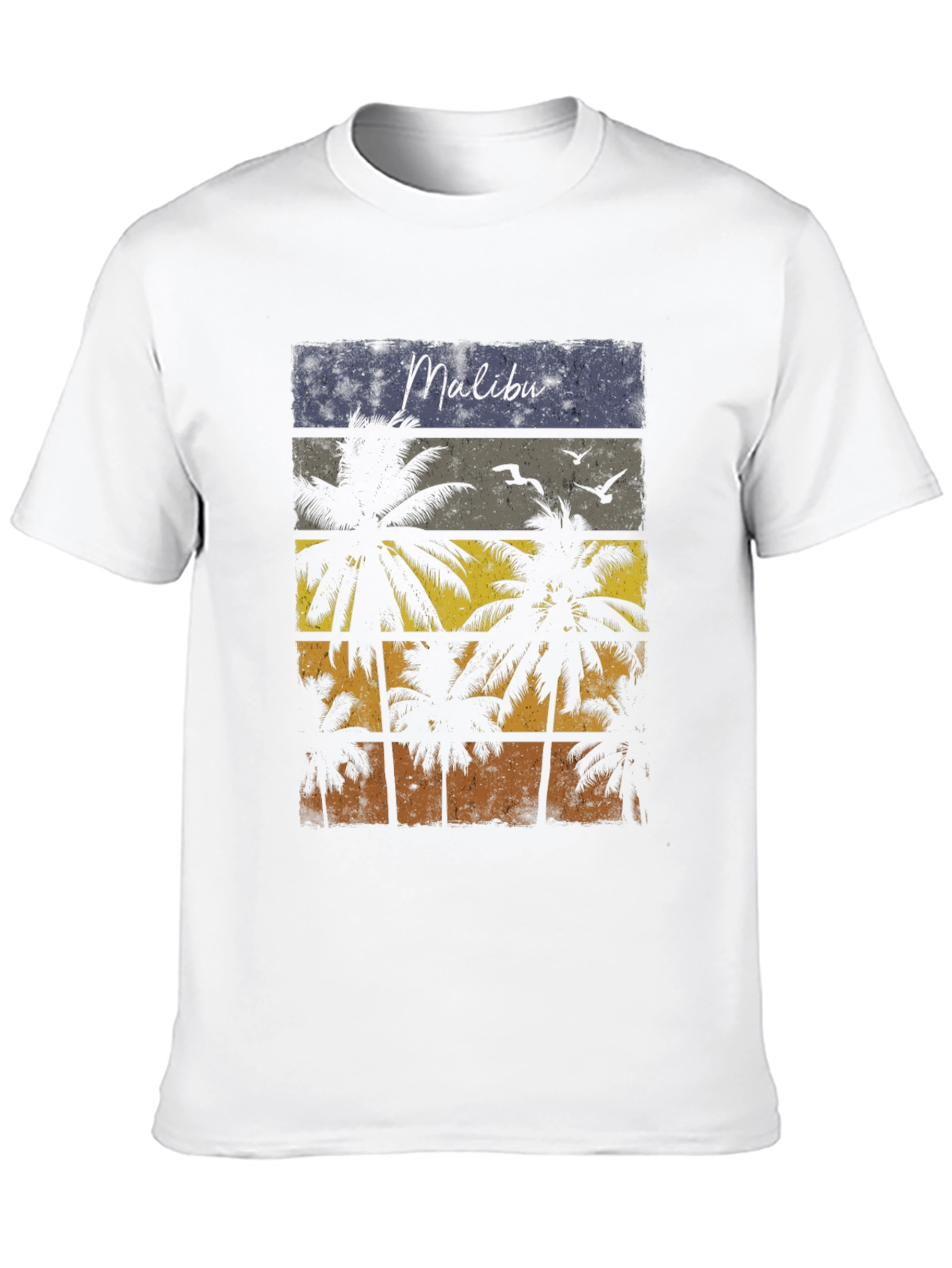 Malibu Palms Retro Graphic T-Shirt