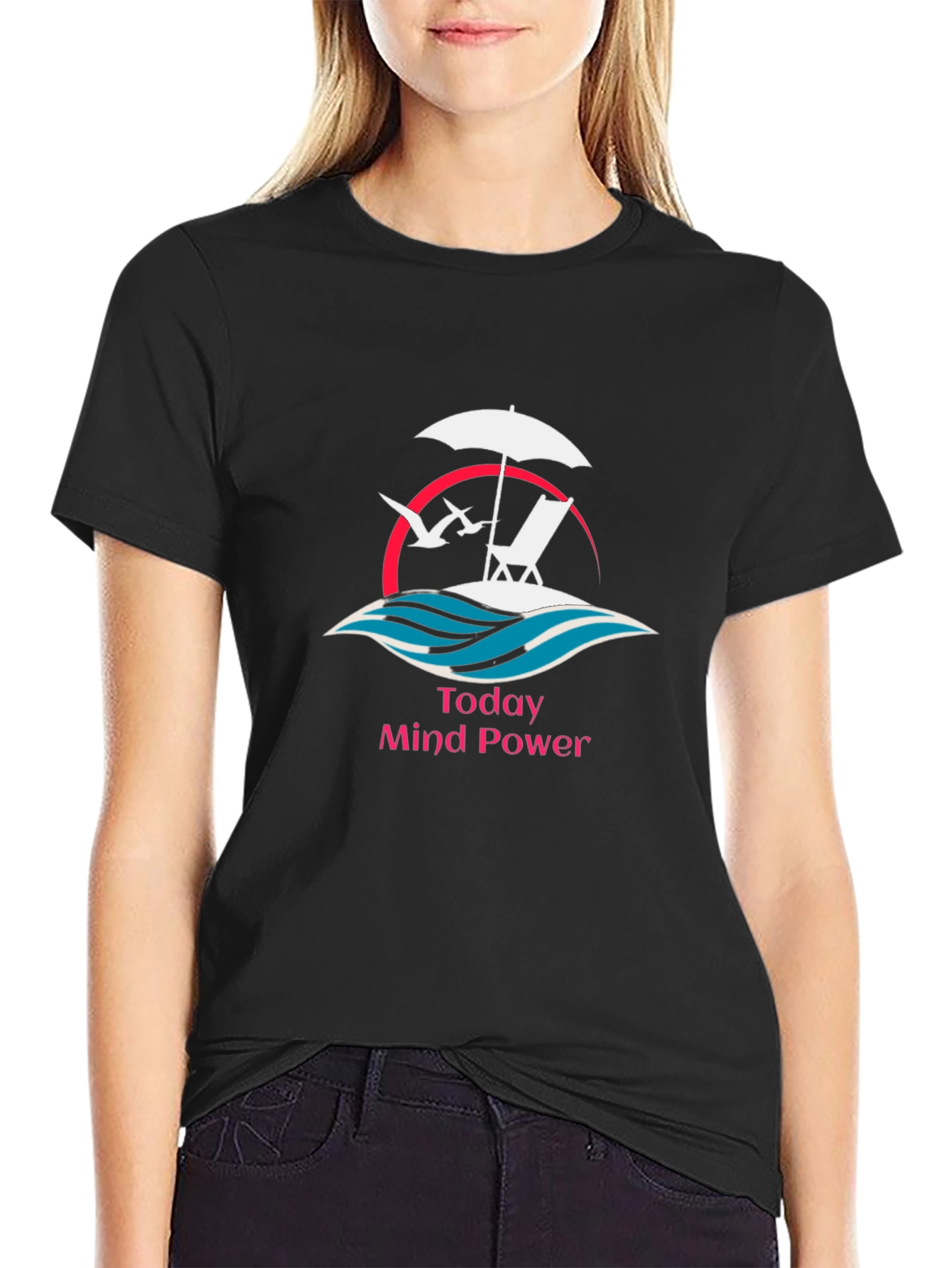Relaxing Beach Scene T-Shirt - Today Mind Power