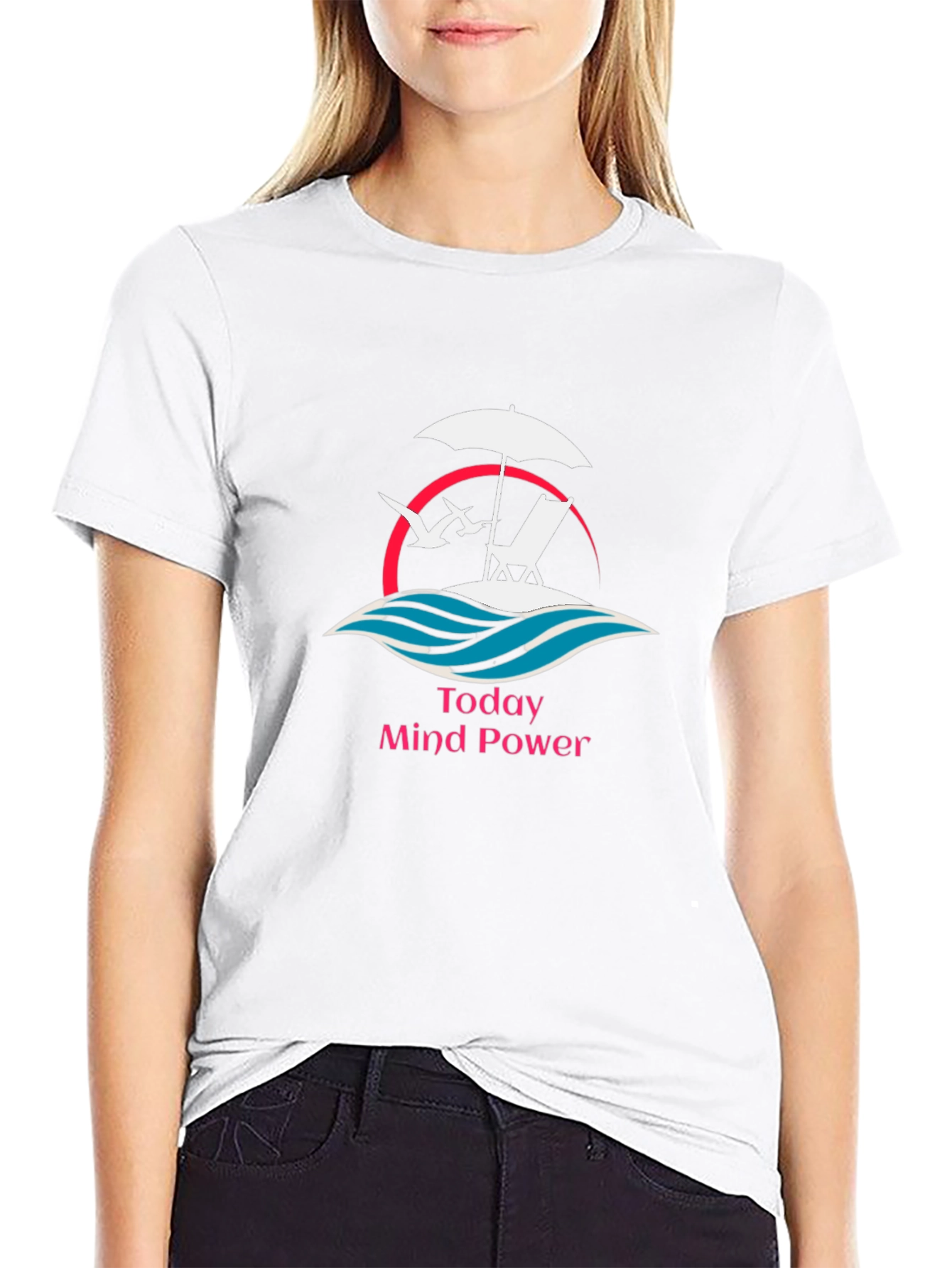 Relaxing Beach Scene T-Shirt - Today Mind Power