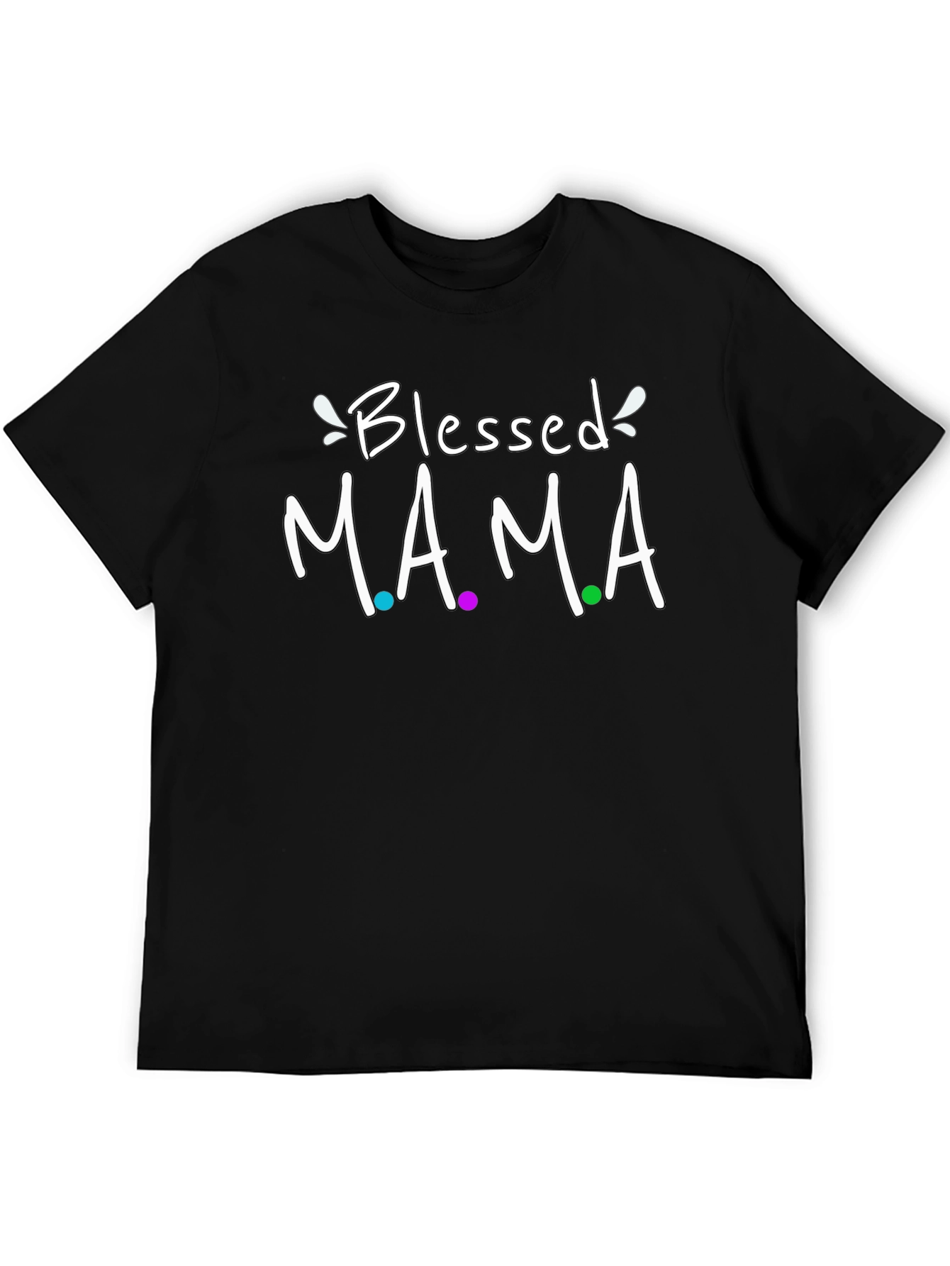 Blessed Mama Graphic Tee - Cute Mom Shirt