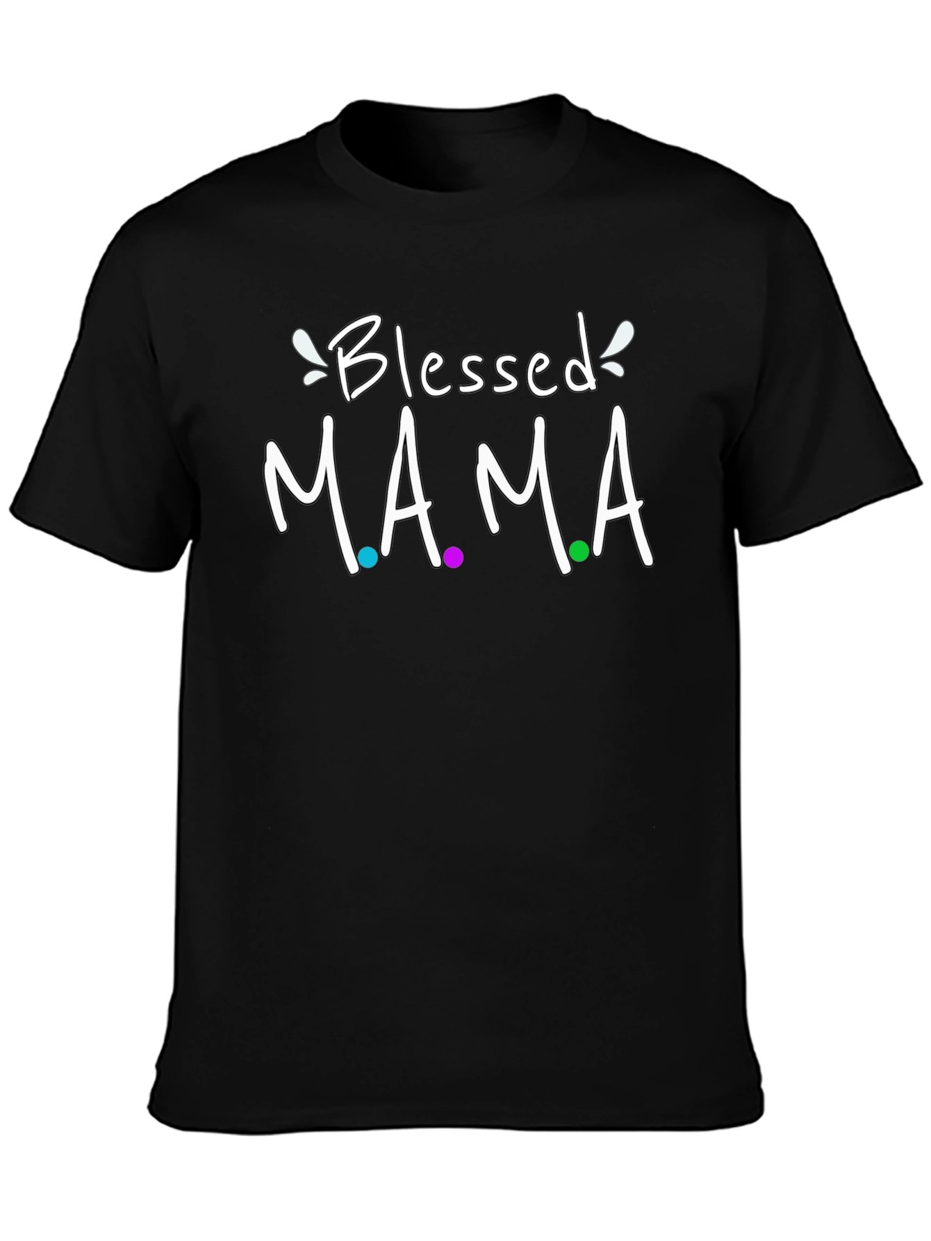 Blessed Mama Graphic Tee - Cute Mom Shirt