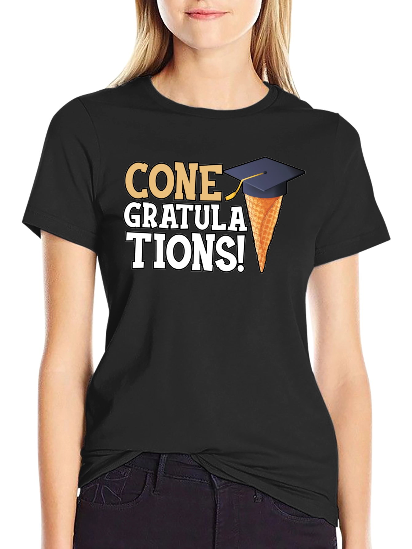 Cone Gratulations T-Shirt Graduation Gift
