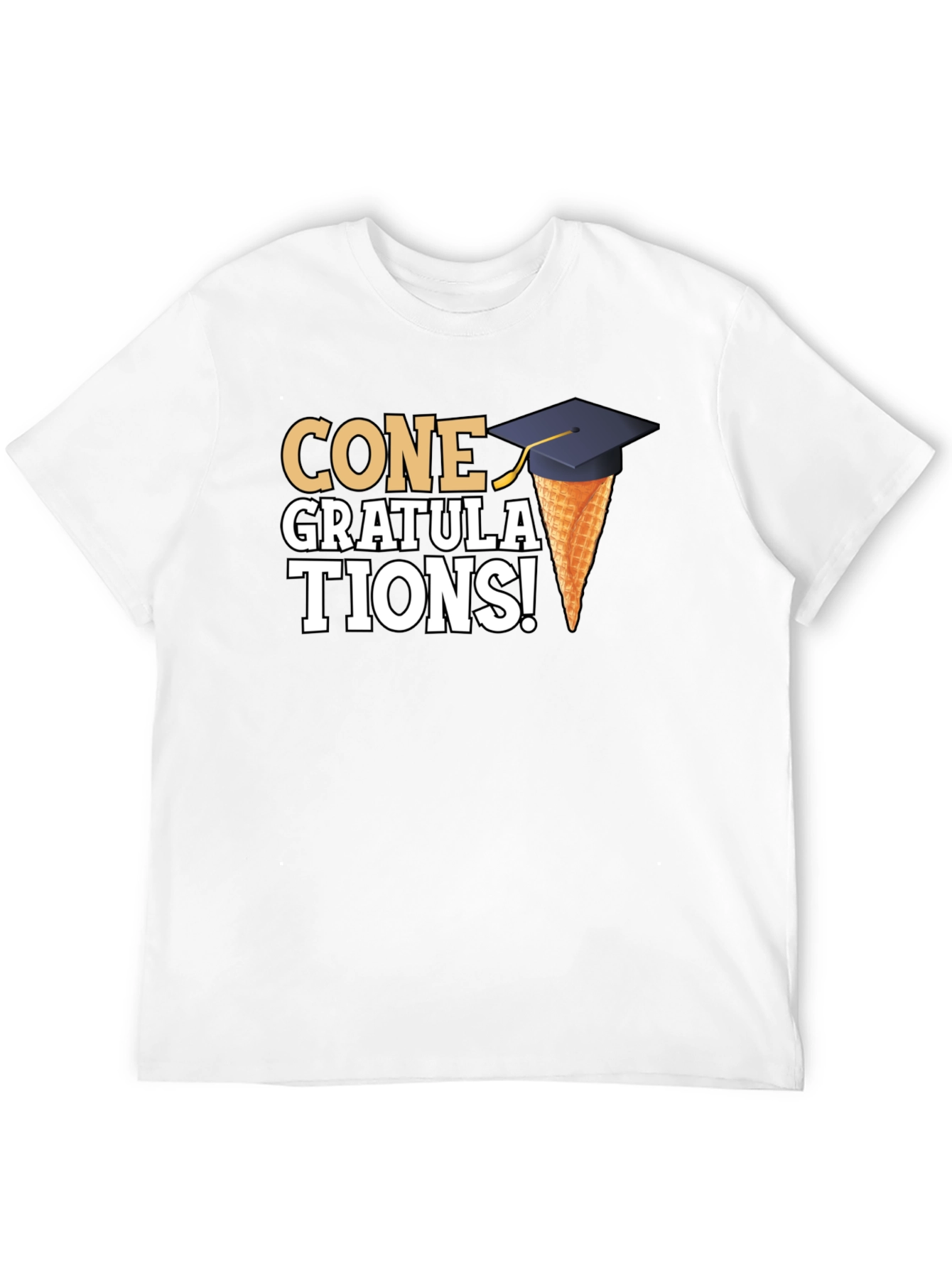 Cone Gratulations T-Shirt Graduation Gift