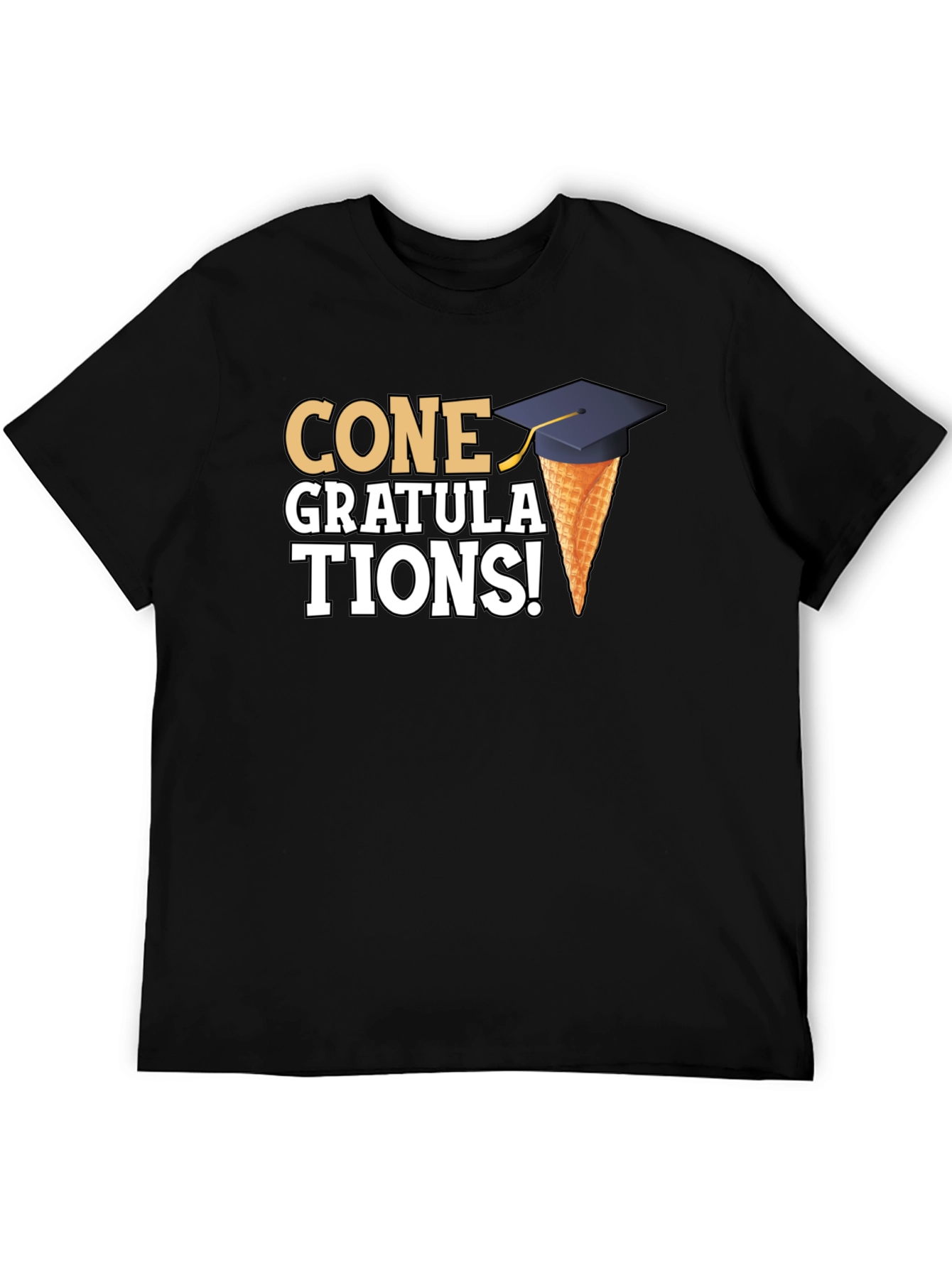 Cone Gratulations T-Shirt Graduation Gift