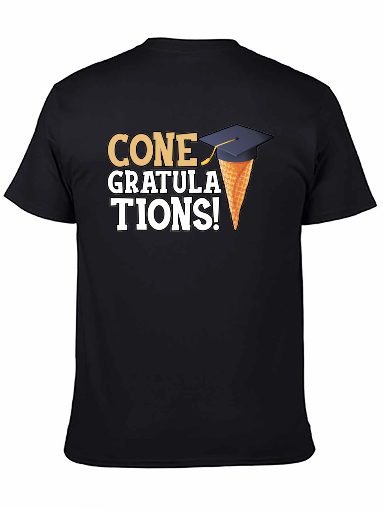 Cone Gratulations T-Shirt Graduation Gift