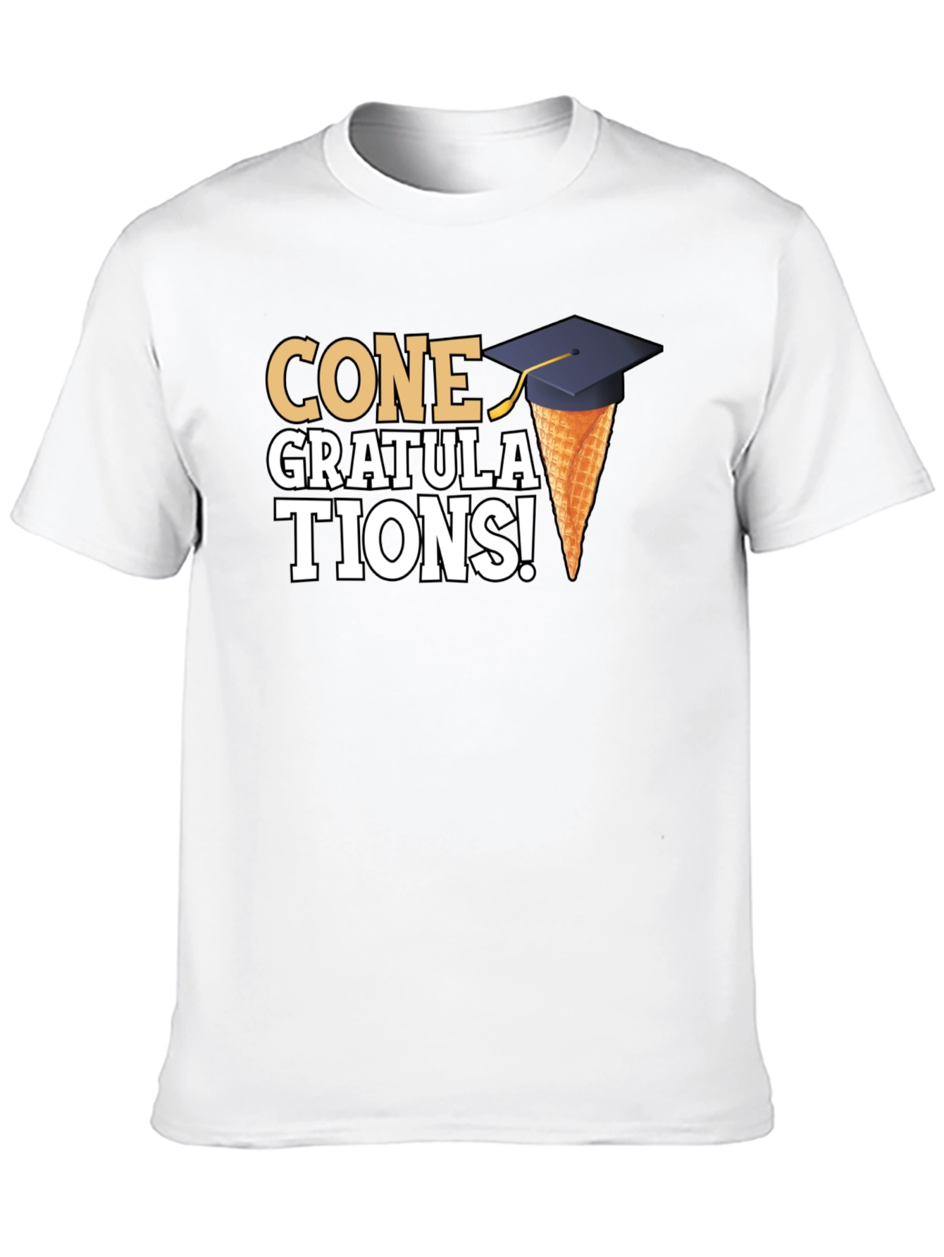 Cone Gratulations T-Shirt Graduation Gift