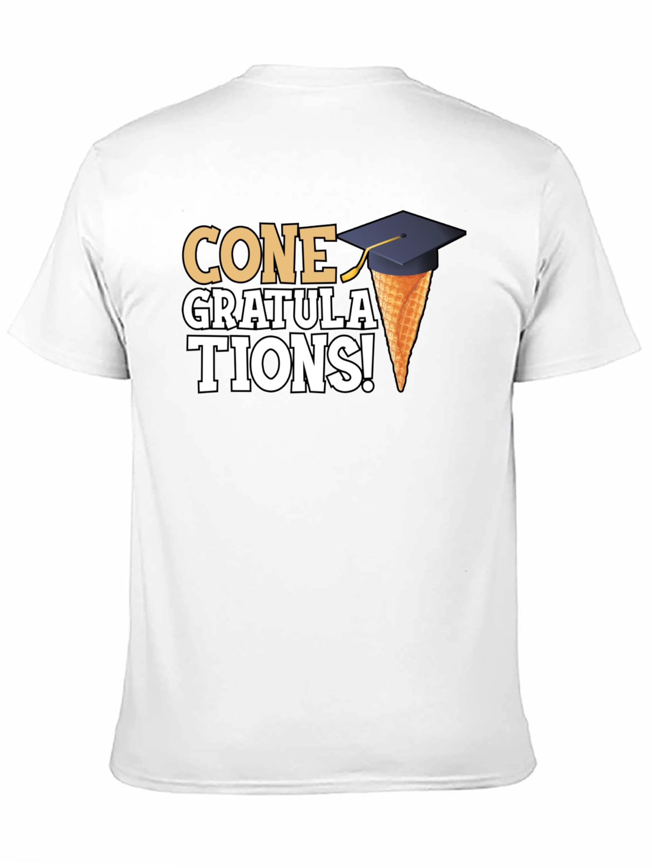 Cone Gratulations T-Shirt Graduation Gift