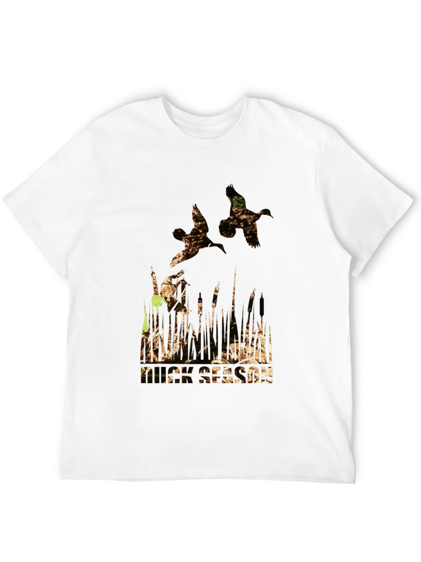 Duck Hunting Season Graphic Tee - Mens Black T-Shirt