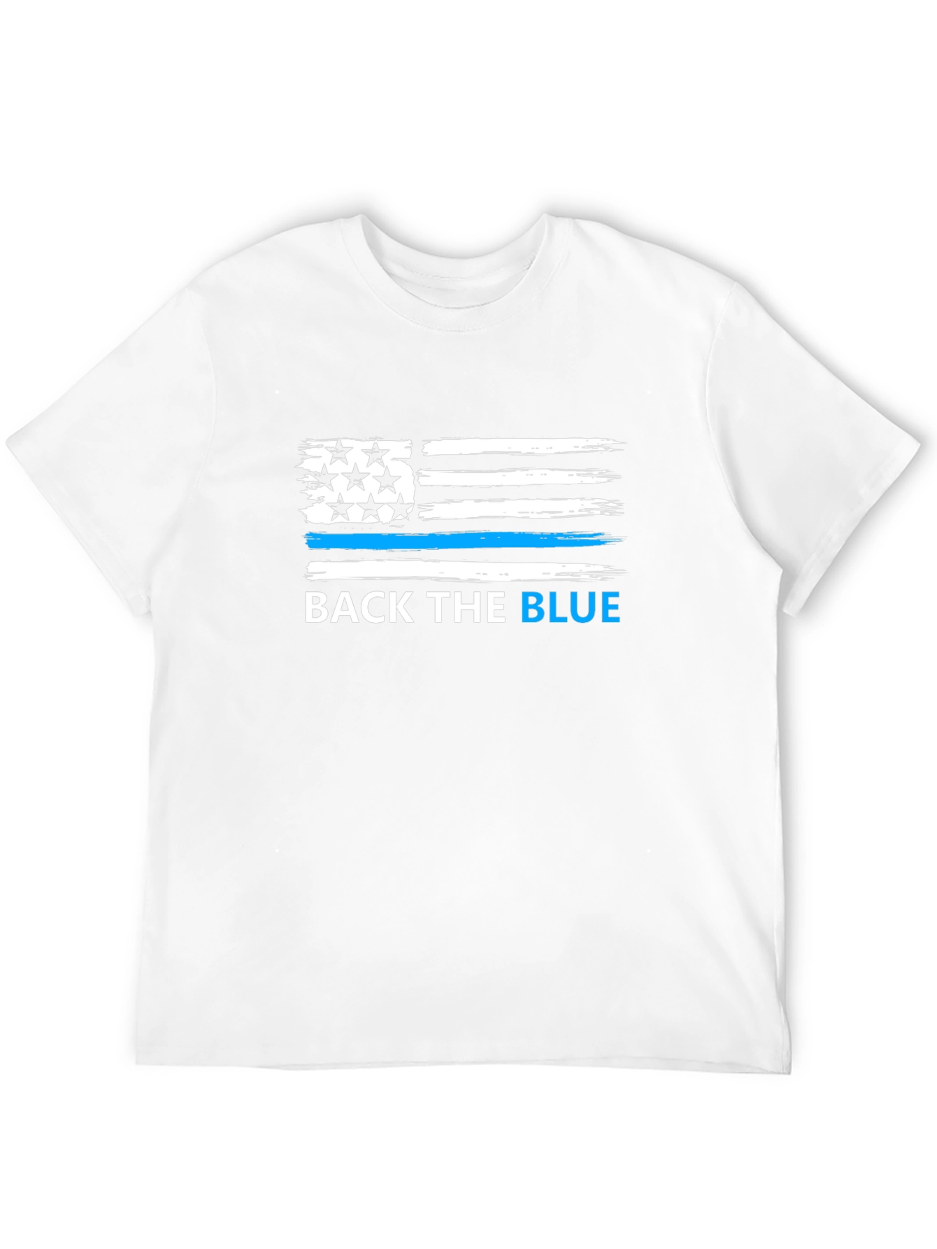 Back the Blue American Flag T-Shirt
