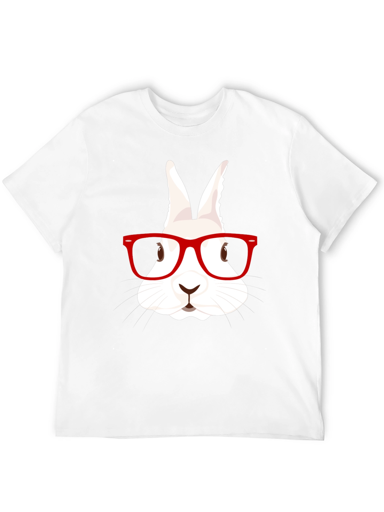 Rabbit with Glasses Graphic Tee
