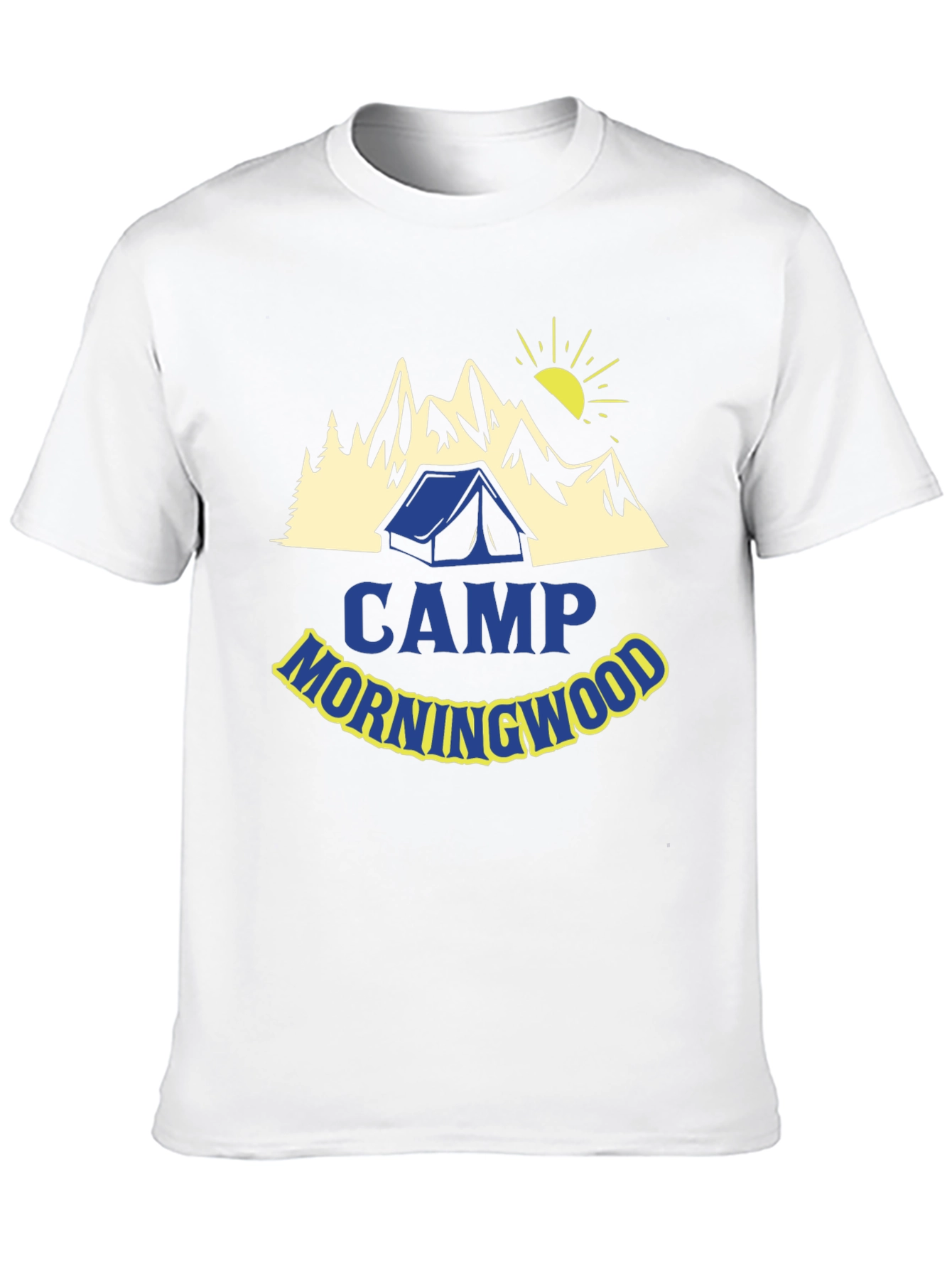 Camp Morningwood T-Shirt - Camping Adventure Tee