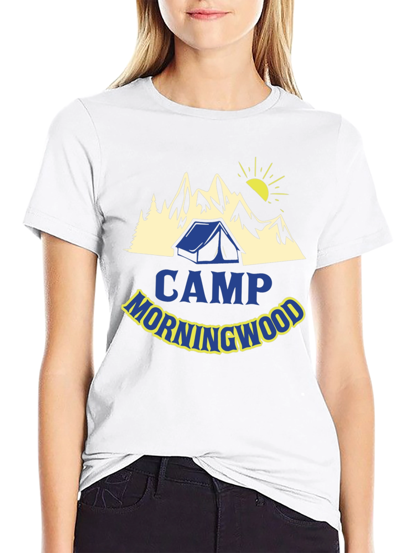 Camp Morningwood T-Shirt - Camping Adventure Tee