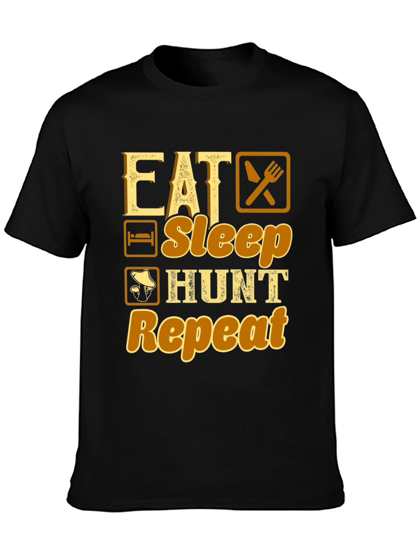 Eat Sleep Hunt Repeat Graphic T-Shirt