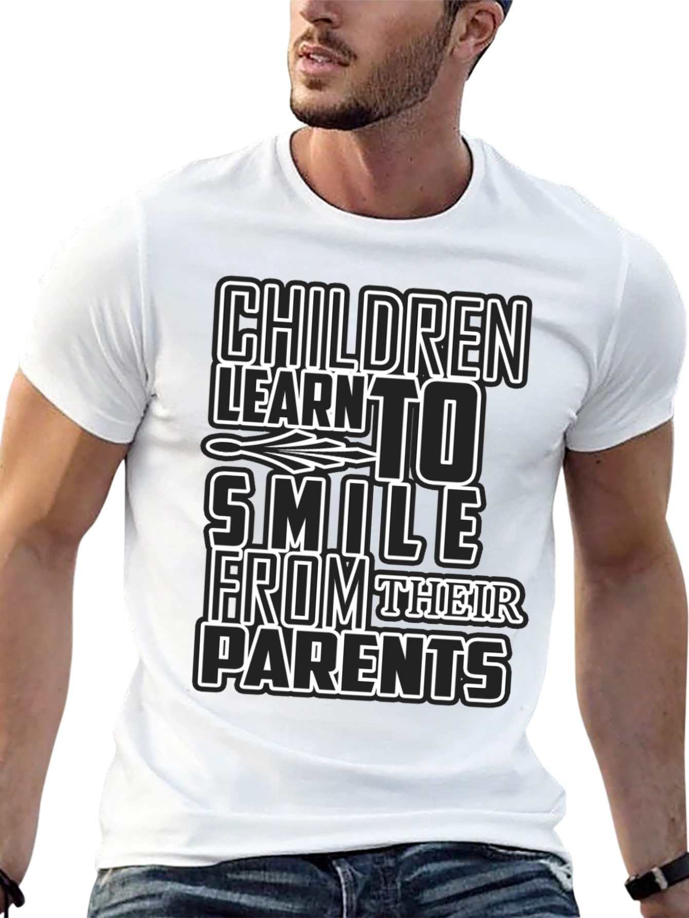 Children Learn to Smile Graphic T-Shirt