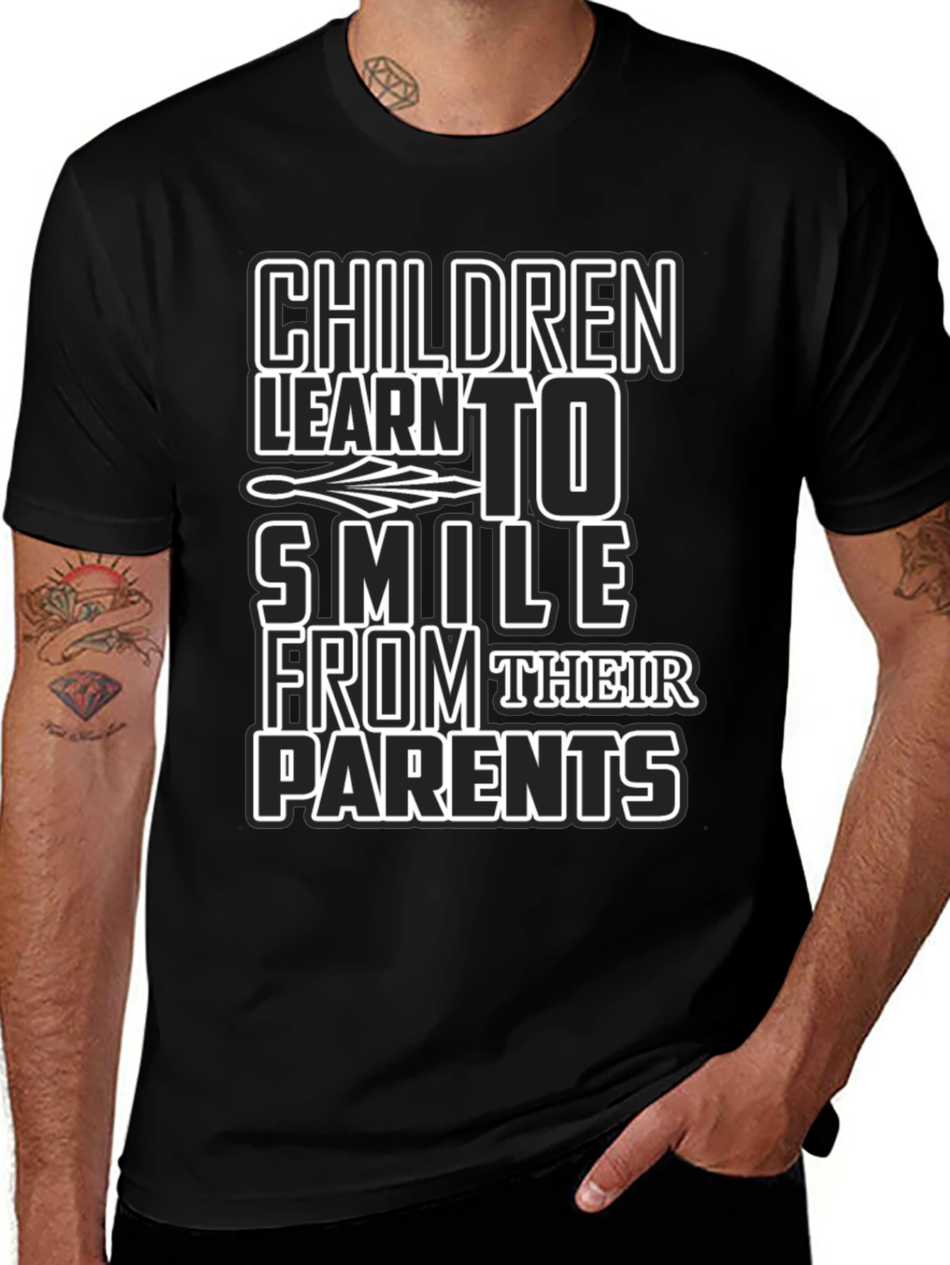Children Learn to Smile Graphic T-Shirt