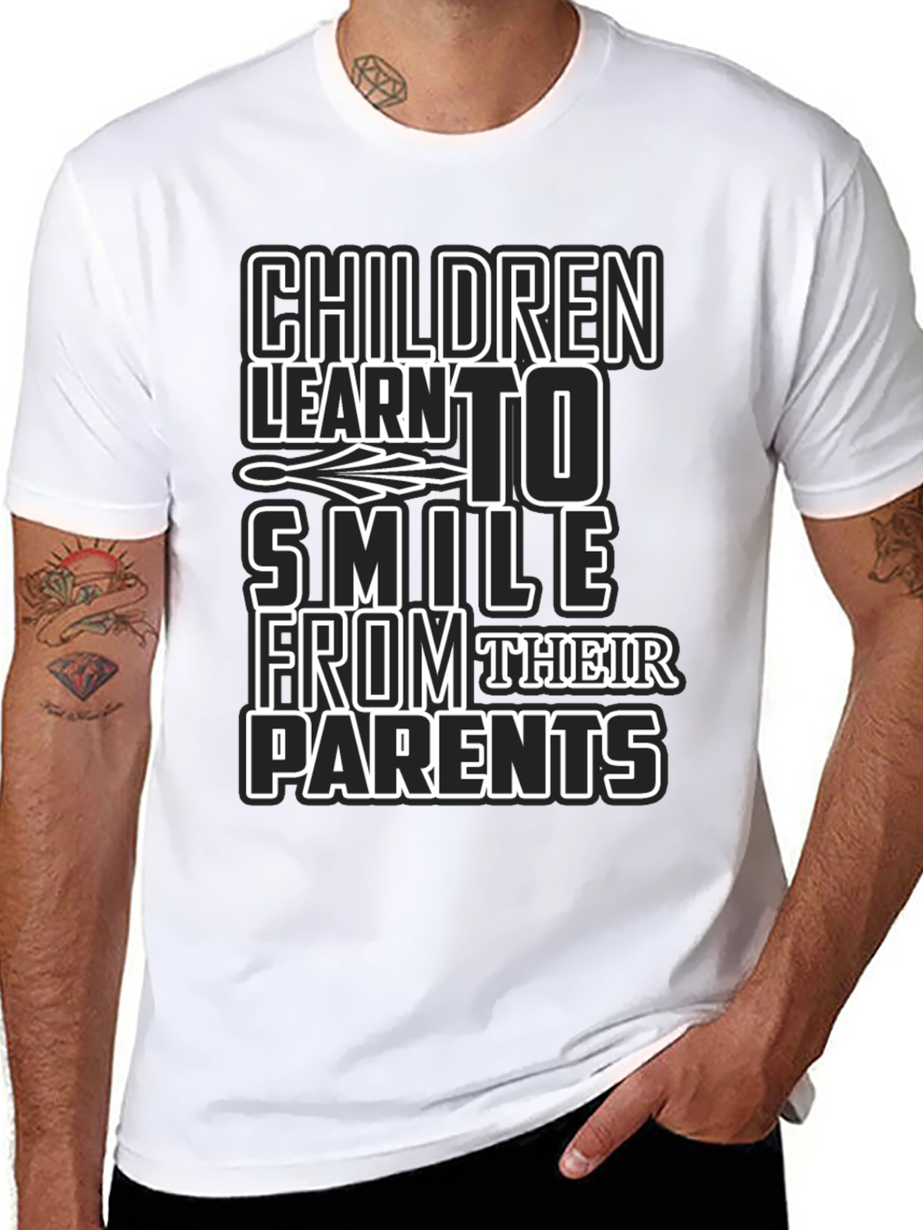 Children Learn to Smile Graphic T-Shirt