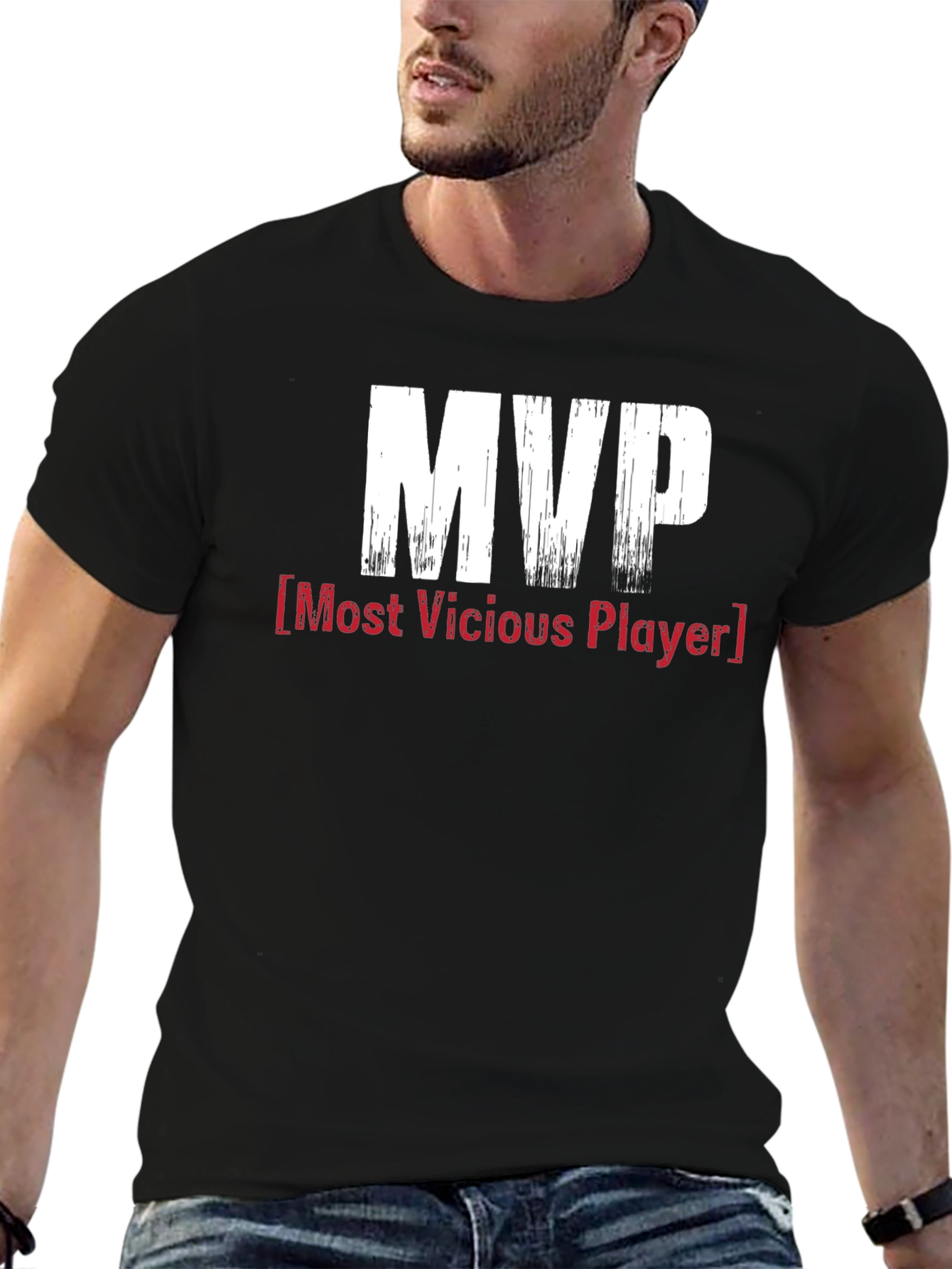 MVP: Most Vicious Player T-Shirt - Black Graphic Tee