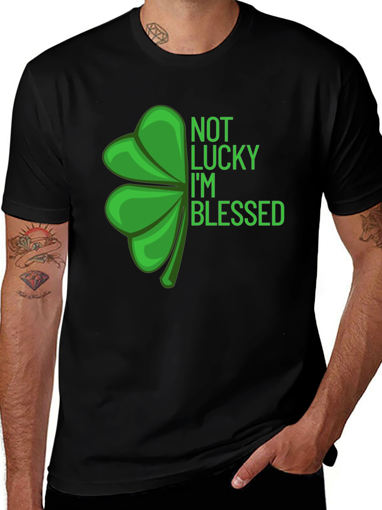 Blessed Clover St. Patricks Day Graphic Tee