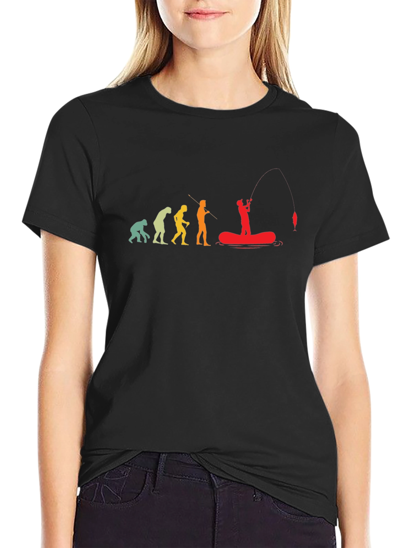 Evolution of Fishing T-Shirt - Angler Tee