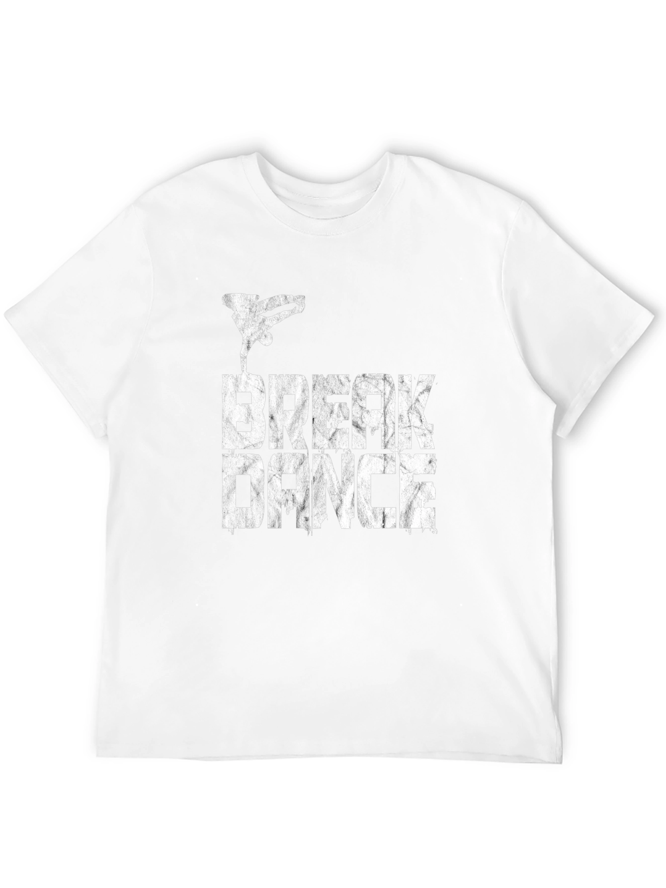 Break Dance Graphic T-Shirt - Black Cotton Tee