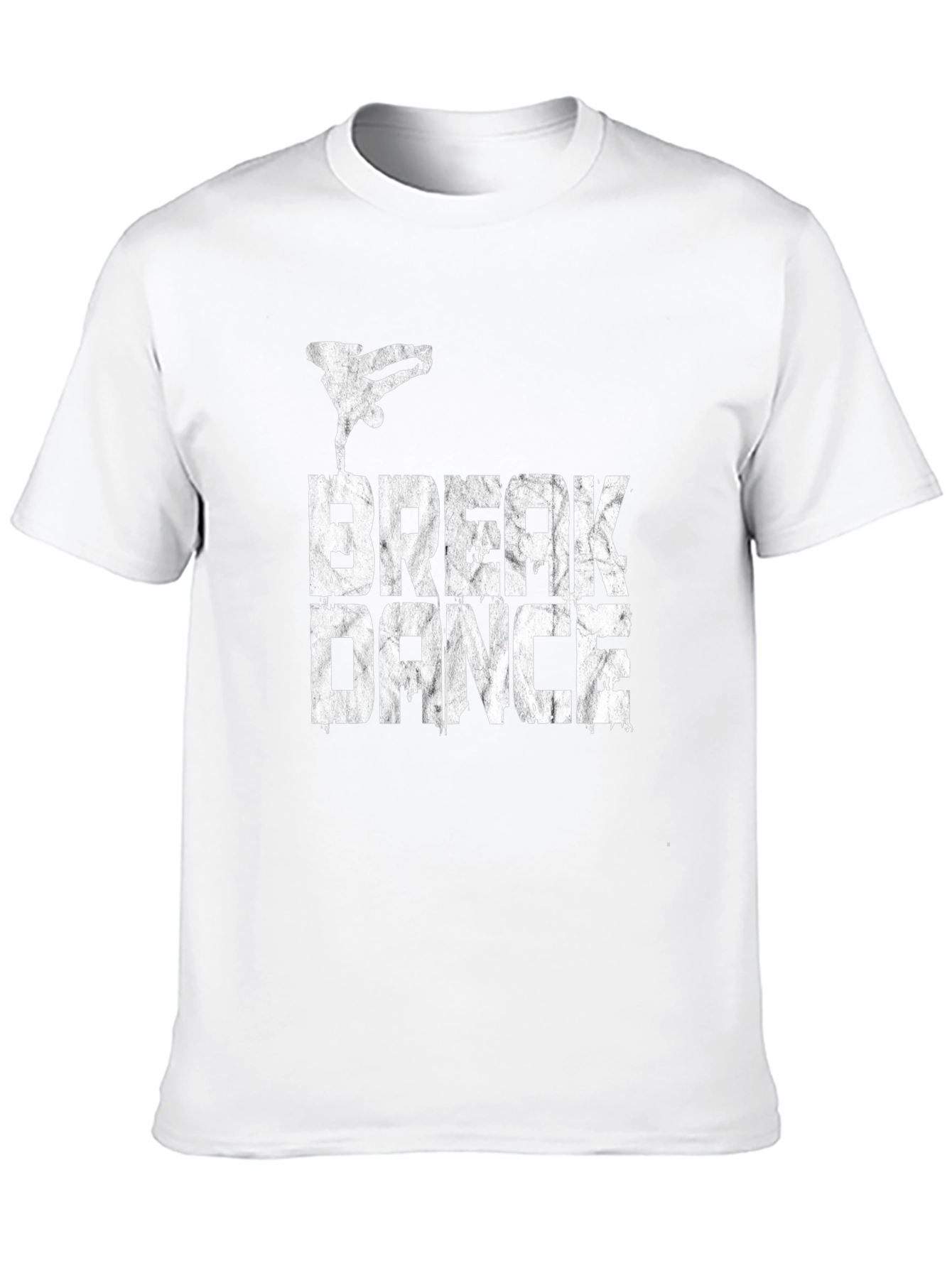 Break Dance Graphic T-Shirt - Black Cotton Tee