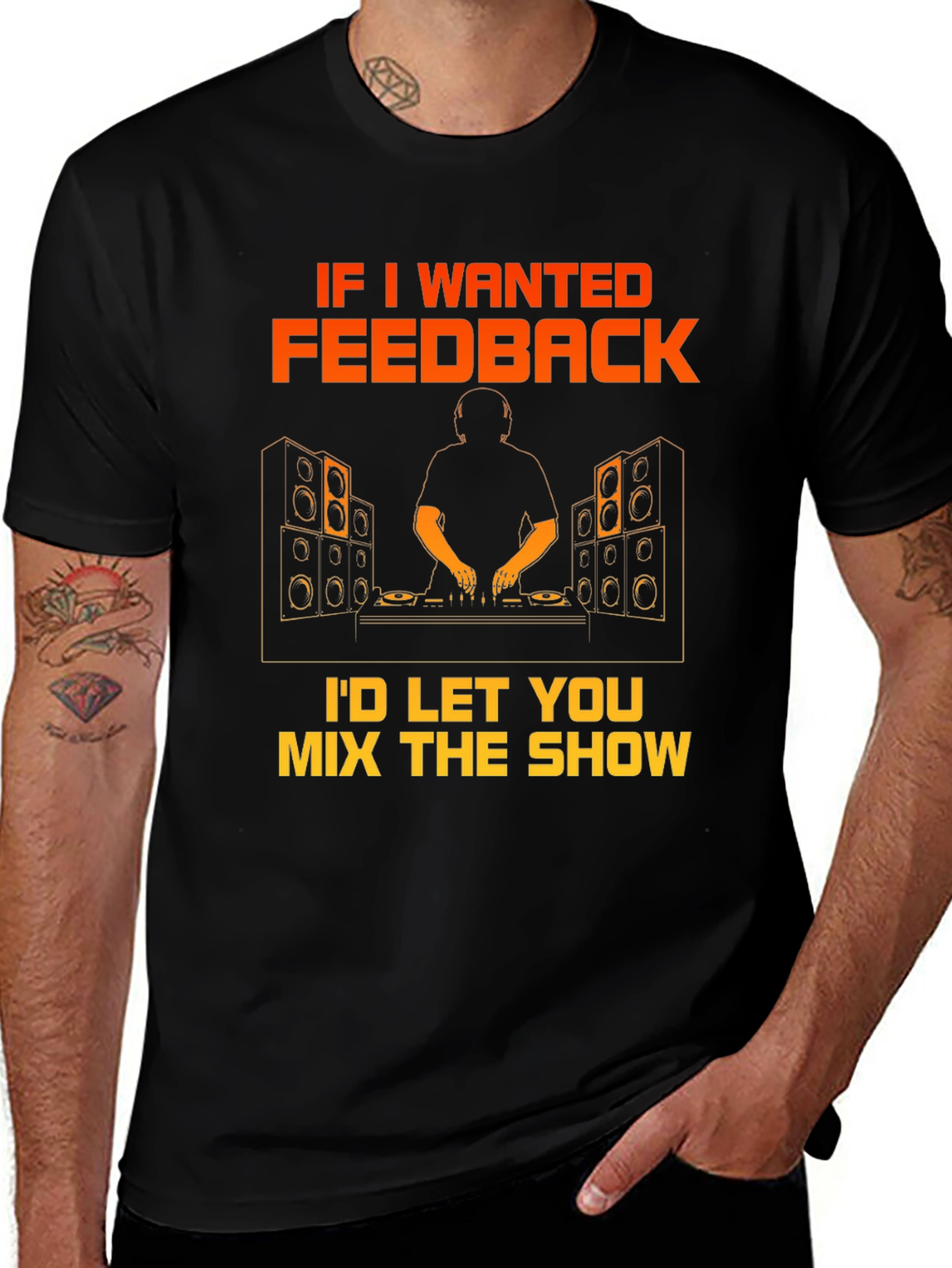 DJ Feedback Graphic T-Shirt - Mix the Show!