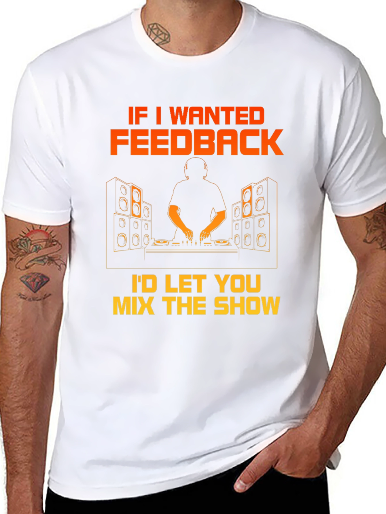 DJ Feedback Graphic T-Shirt - Mix the Show!
