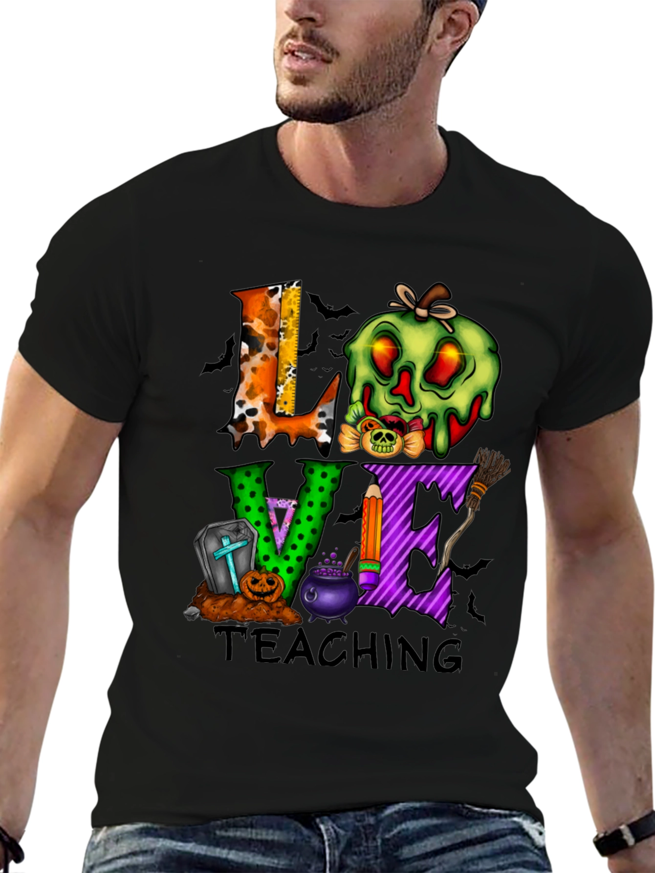 Love Teaching Halloween Graphic Tee