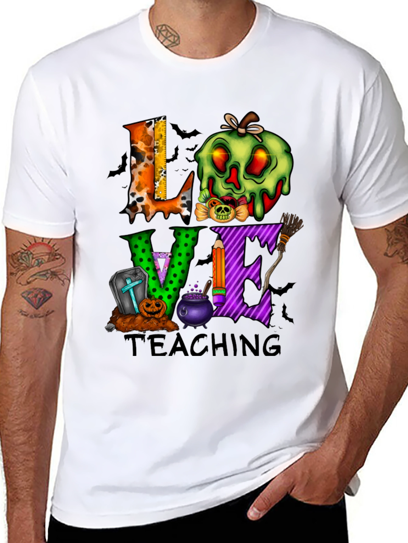 Love Teaching Halloween Graphic Tee