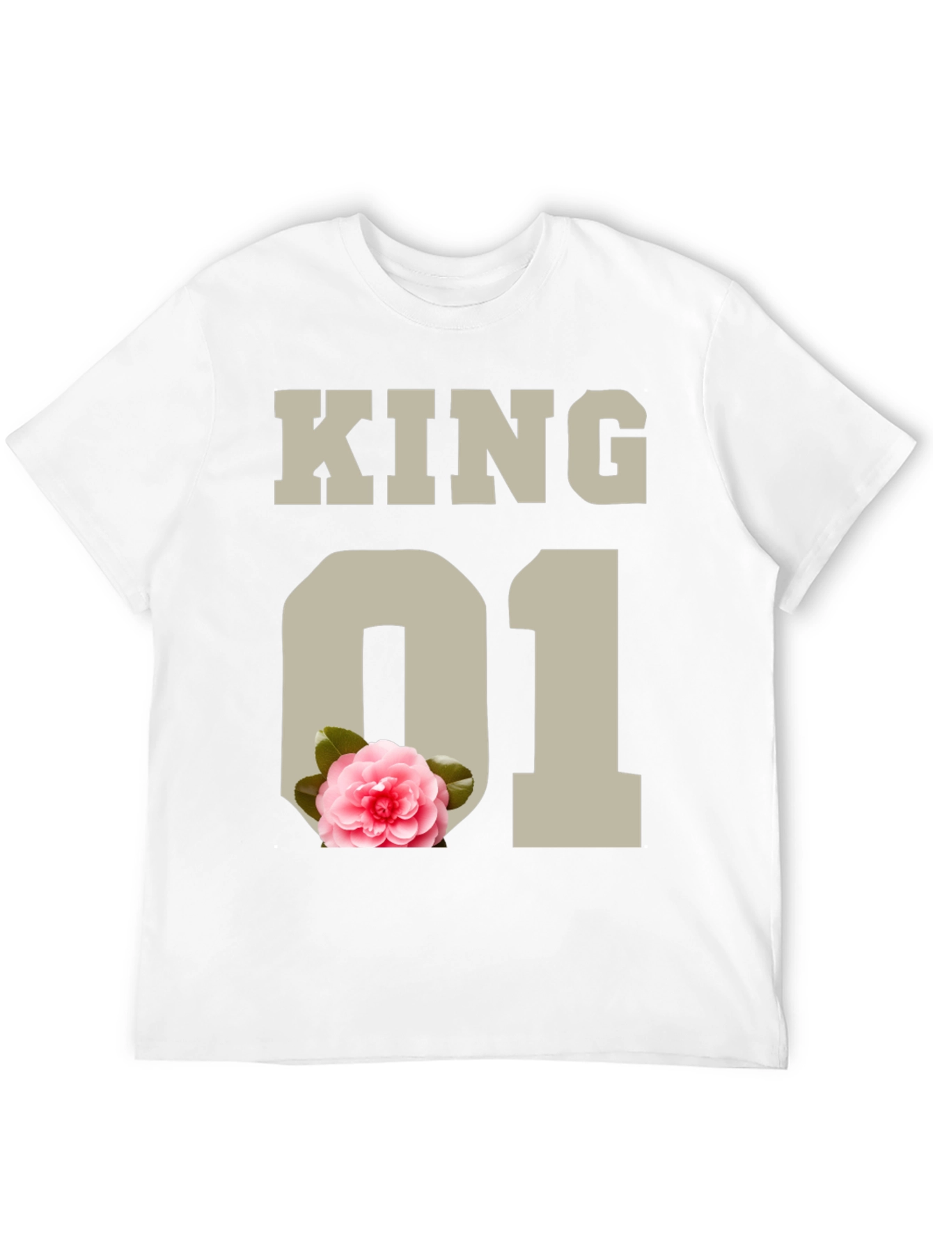 King 01 Floral Graphic Tee