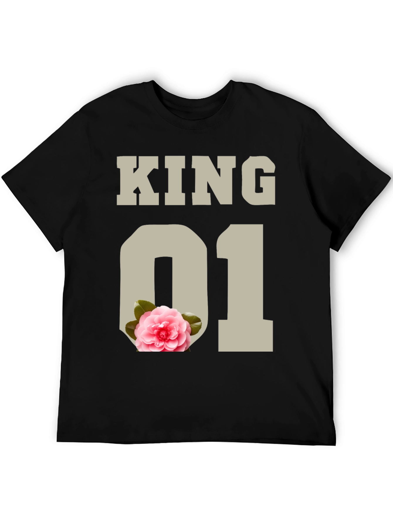 King 01 Floral Graphic Tee