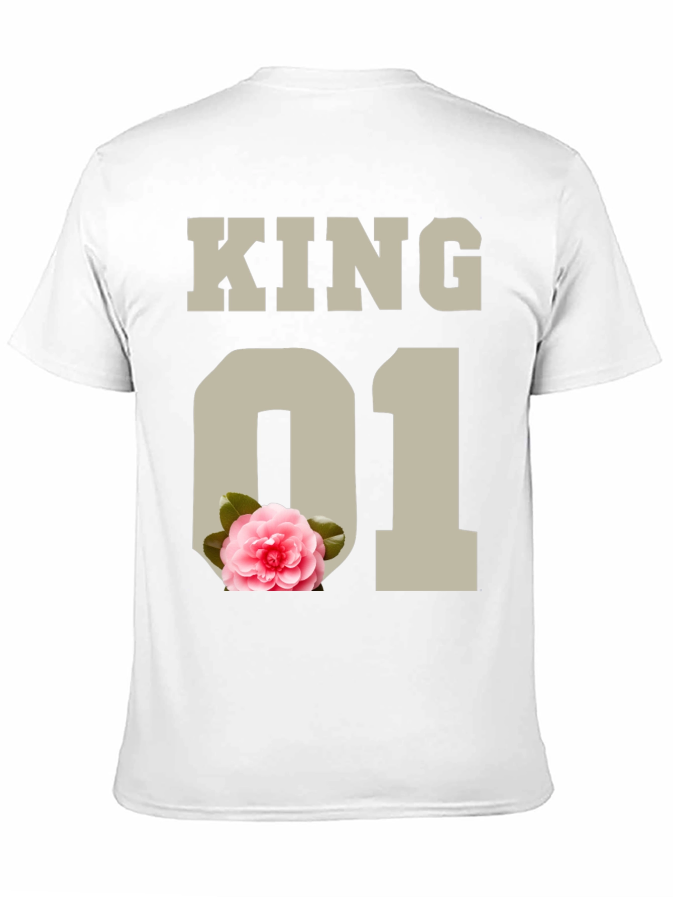 King 01 Floral Graphic Tee