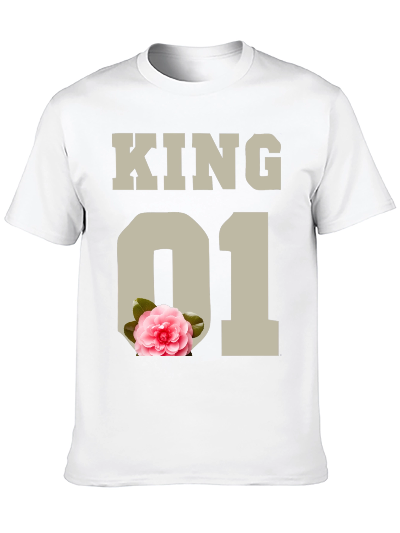 King 01 Floral Graphic Tee