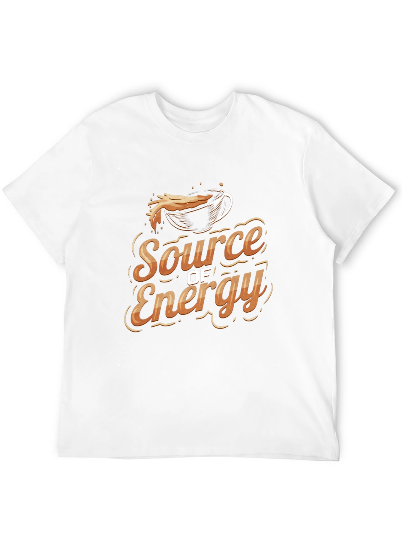Source of Energy Coffee Graphic Tee - Black