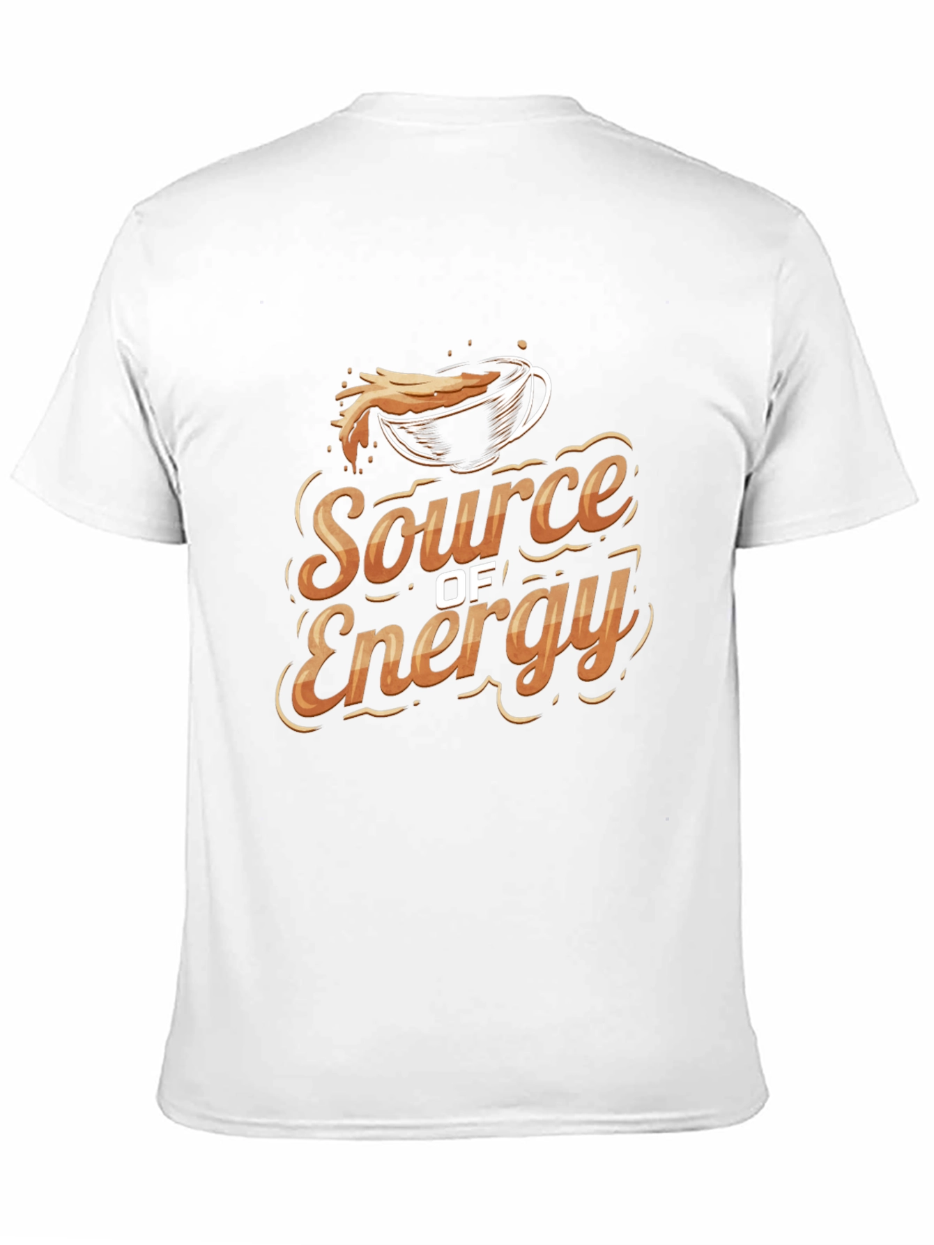 Source of Energy Coffee Graphic Tee - Black