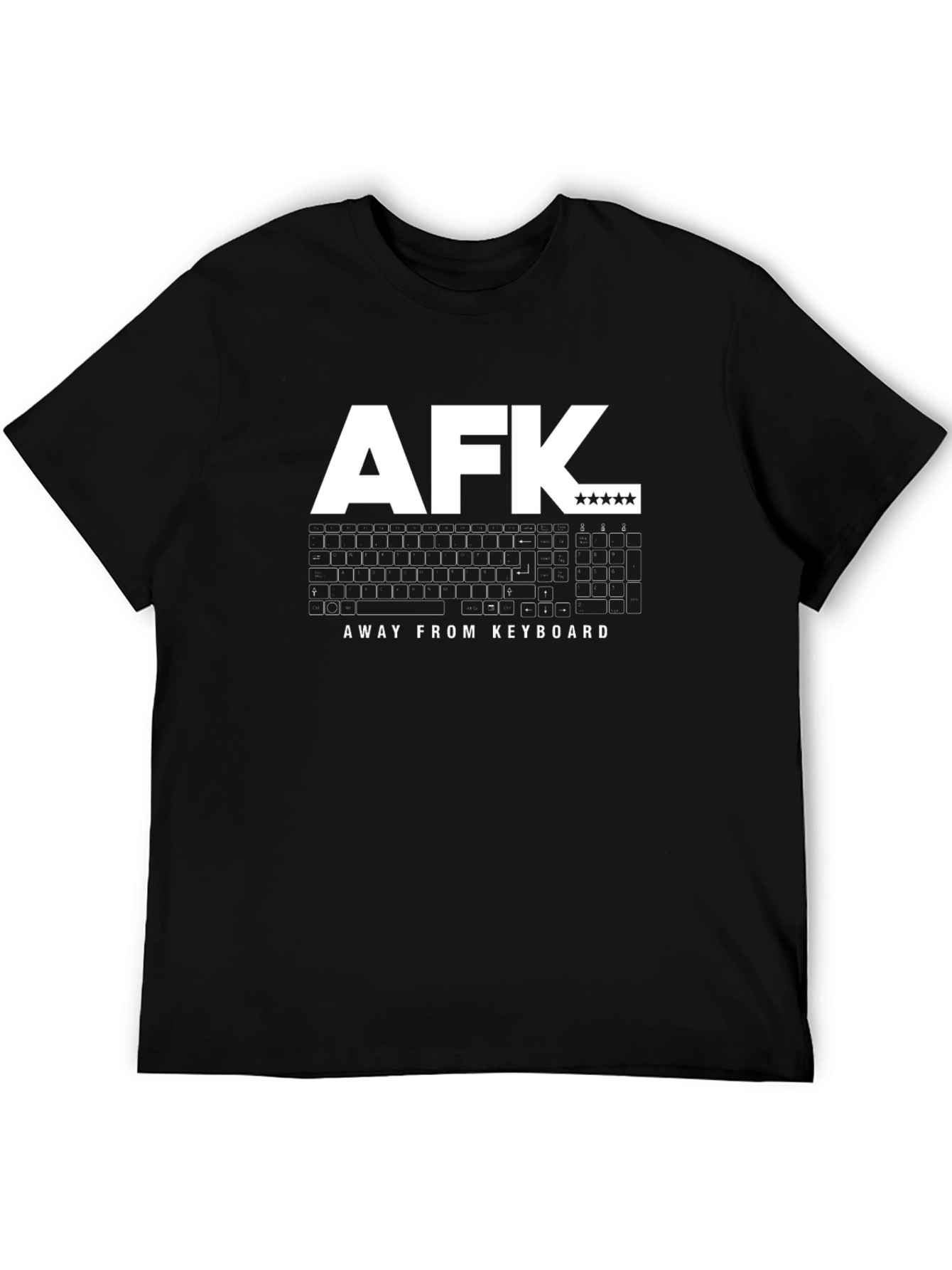 AFK Keyboard T-Shirt - Gamer Apparel