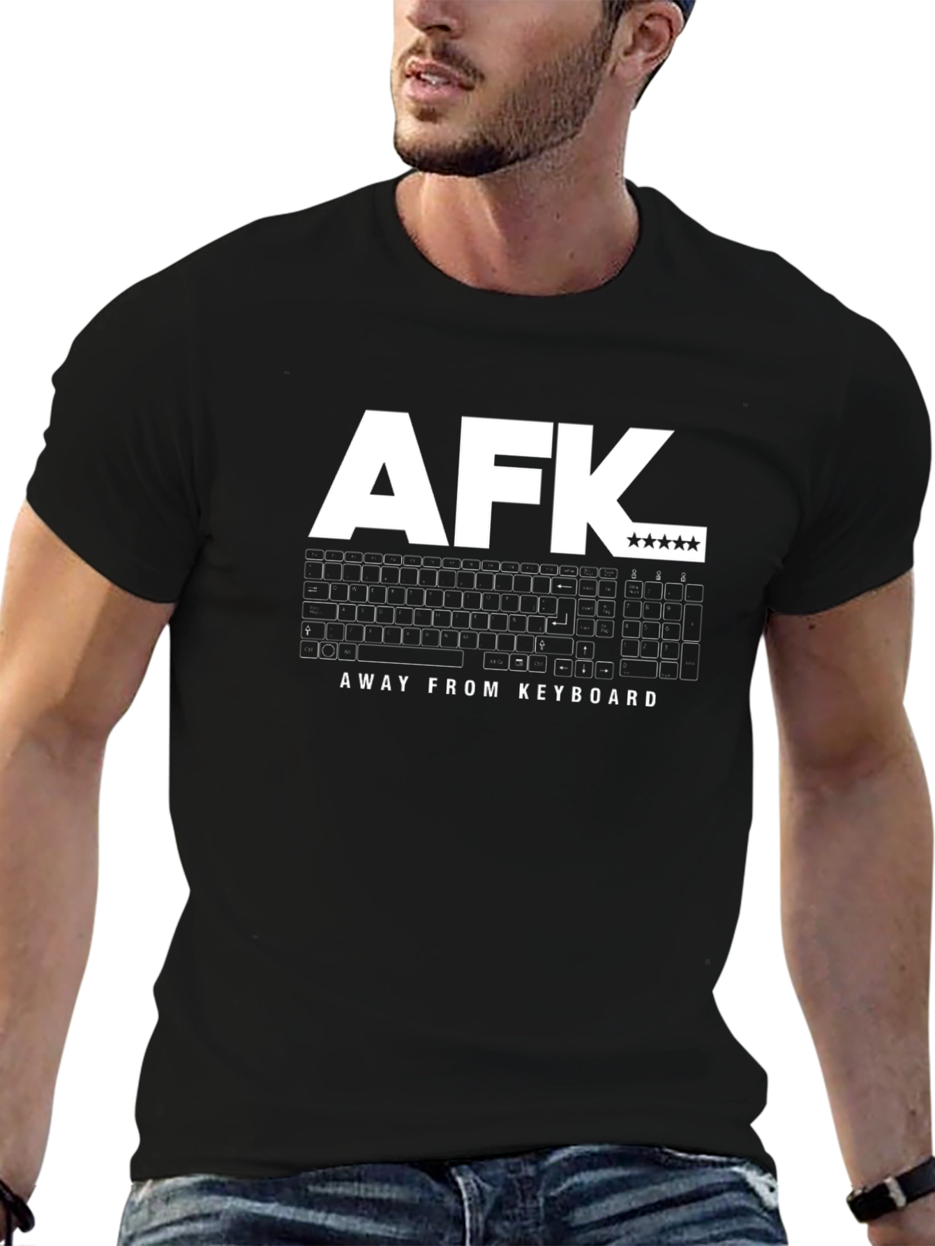AFK Keyboard T-Shirt - Gamer Apparel