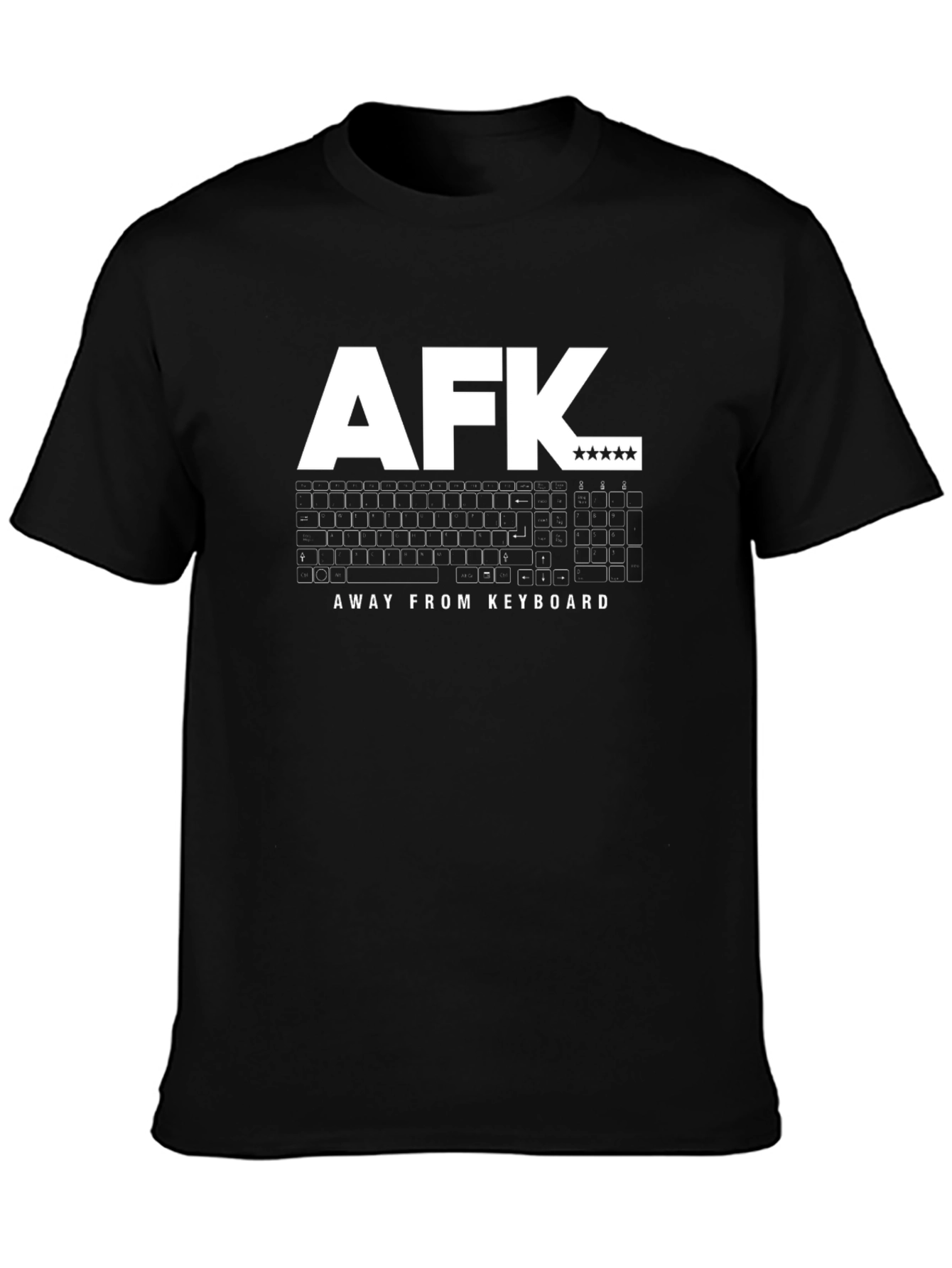 AFK Keyboard T-Shirt - Gamer Apparel