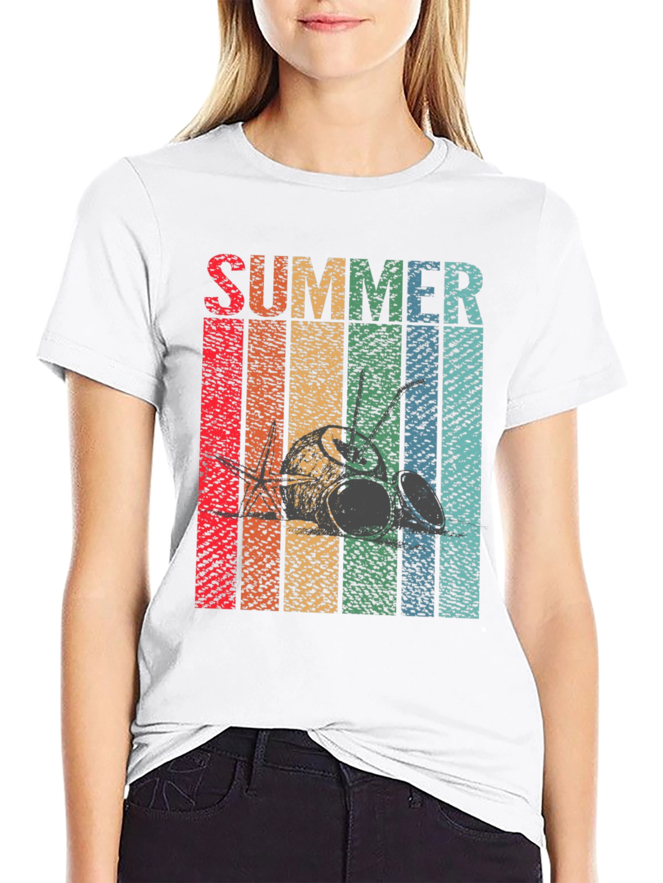 Retro Summer Drum Set T-Shirt