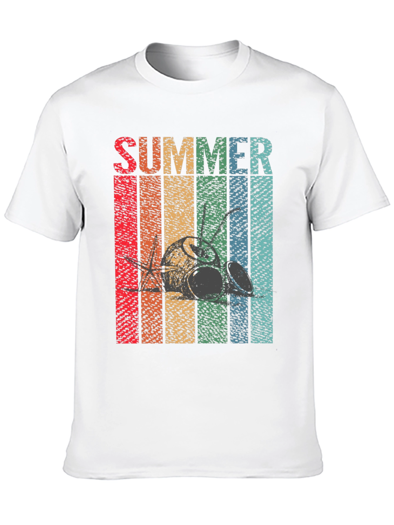 Retro Summer Drum Set T-Shirt