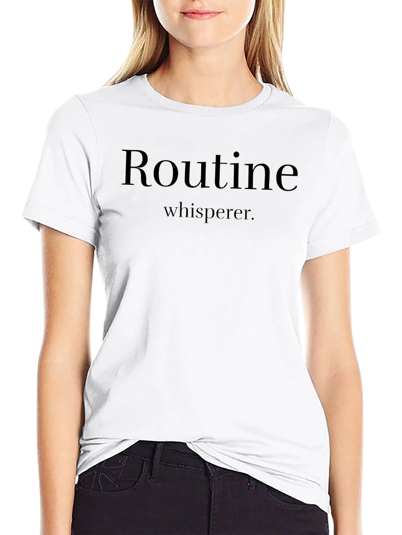 Routine Whisperer Graphic T-Shirt - Everyday Comfort