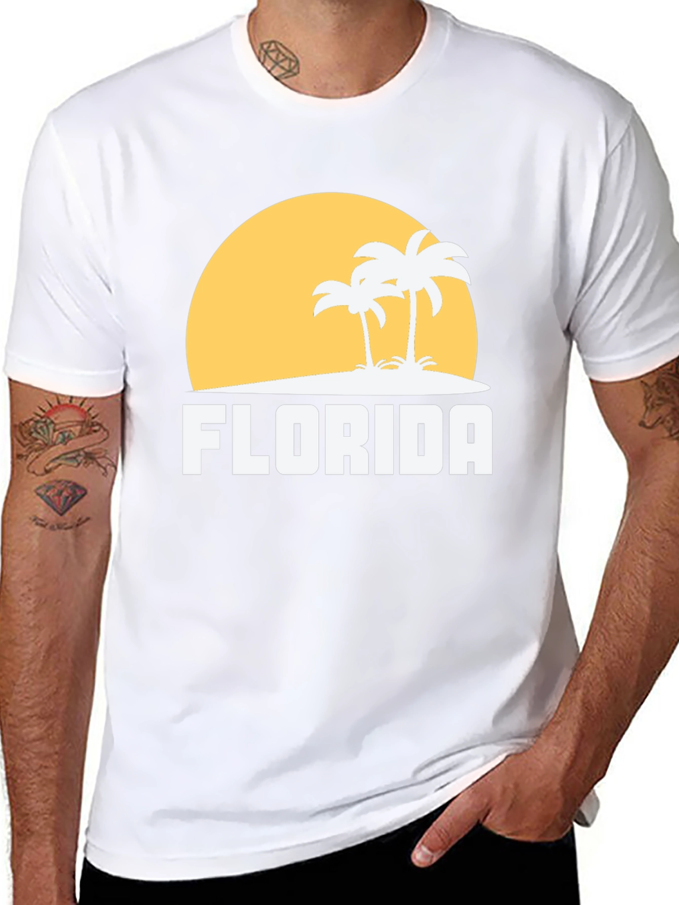 Florida Palm Trees T-Shirt - Island Vibes